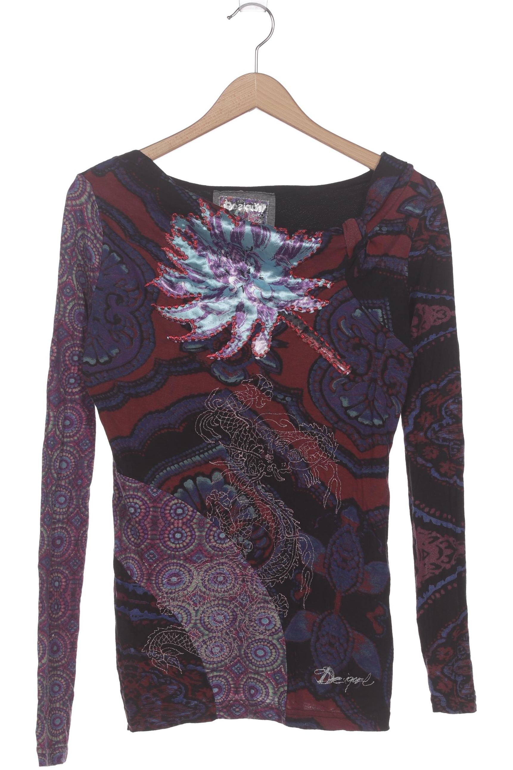 

Desigual Damen Langarmshirt, mehrfarbig, Gr. 36
