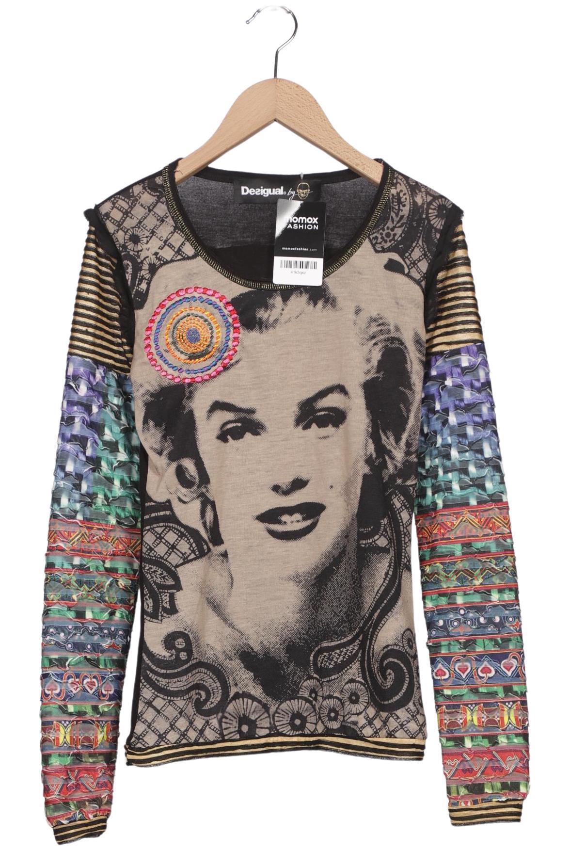 

Desigual Damen Langarmshirt, mehrfarbig, Gr. 34