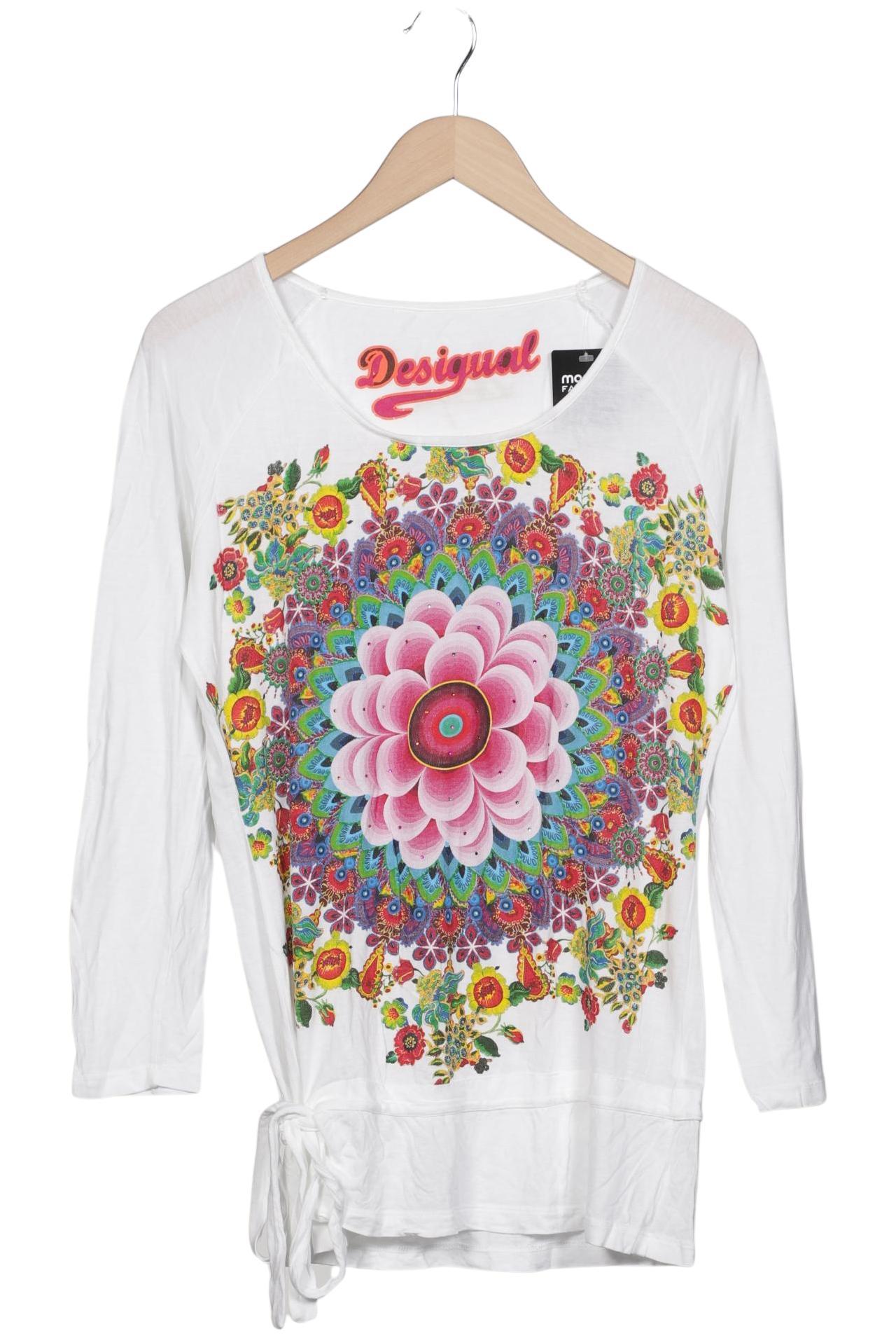 

Desigual Damen Langarmshirt, weiß, Gr. 42