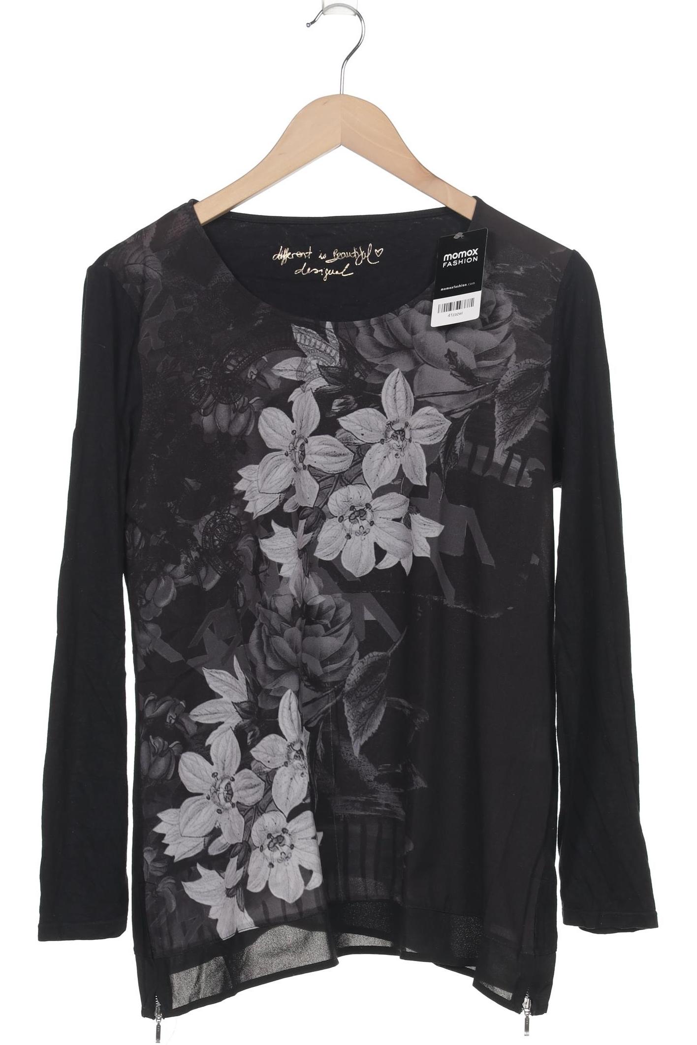 

Desigual Damen Langarmshirt, schwarz, Gr. 44