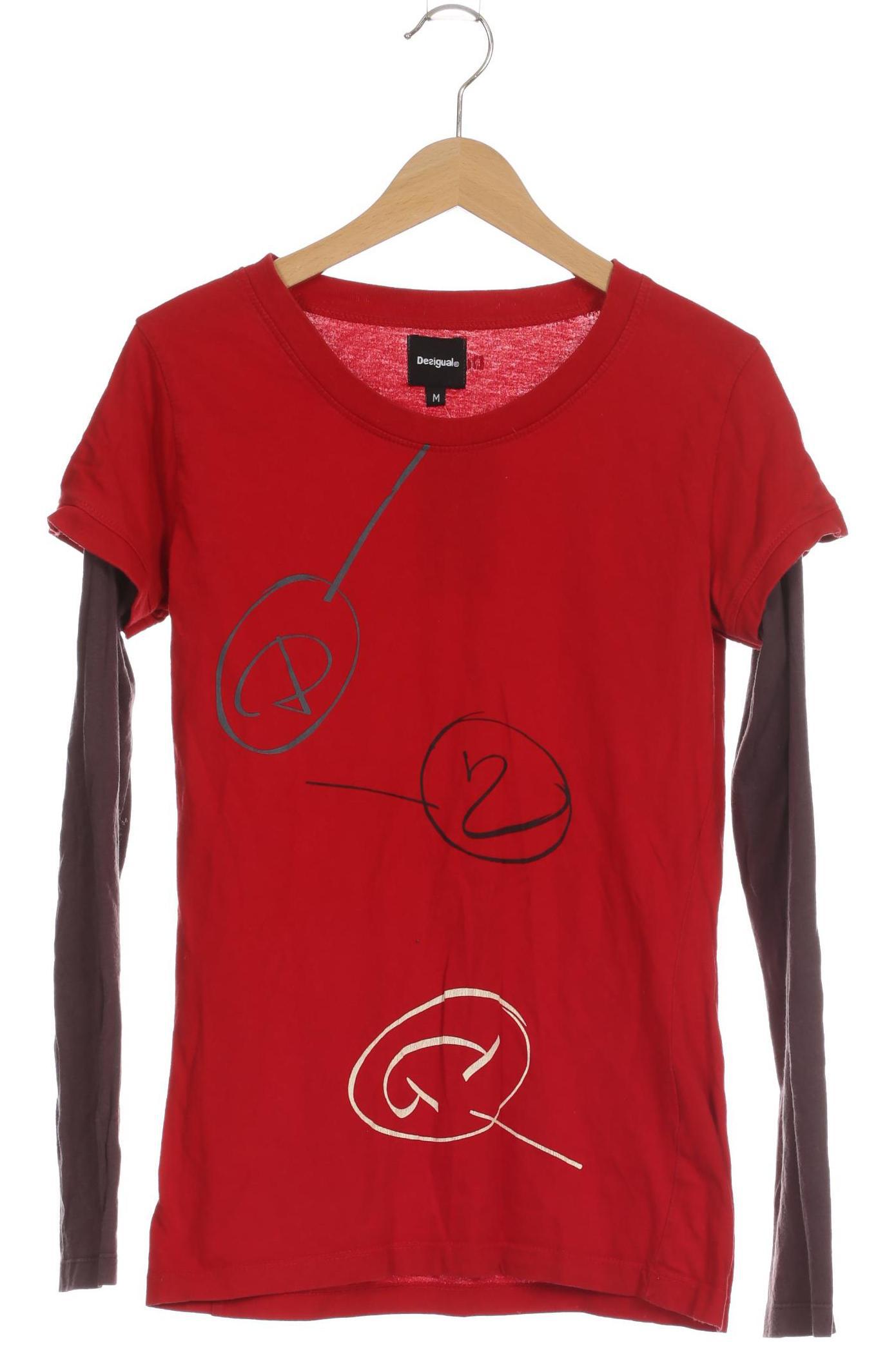 

Desigual Damen Langarmshirt, rot, Gr. 38