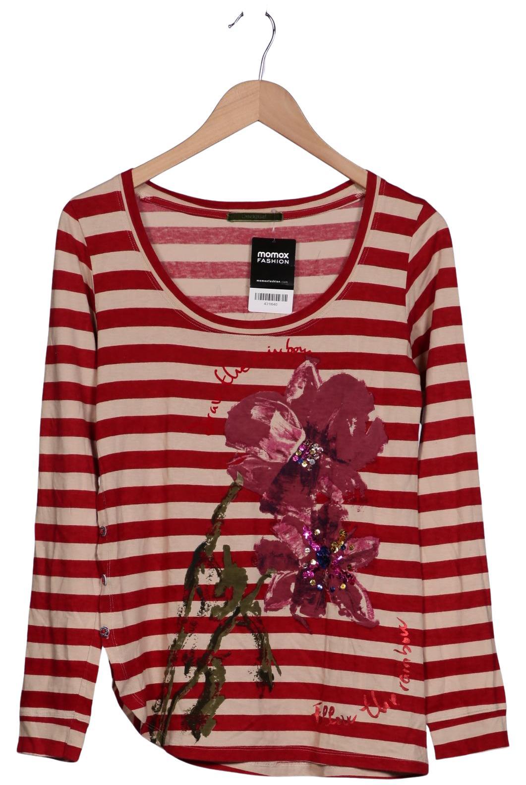 

Desigual Damen Langarmshirt, bordeaux, Gr. 38