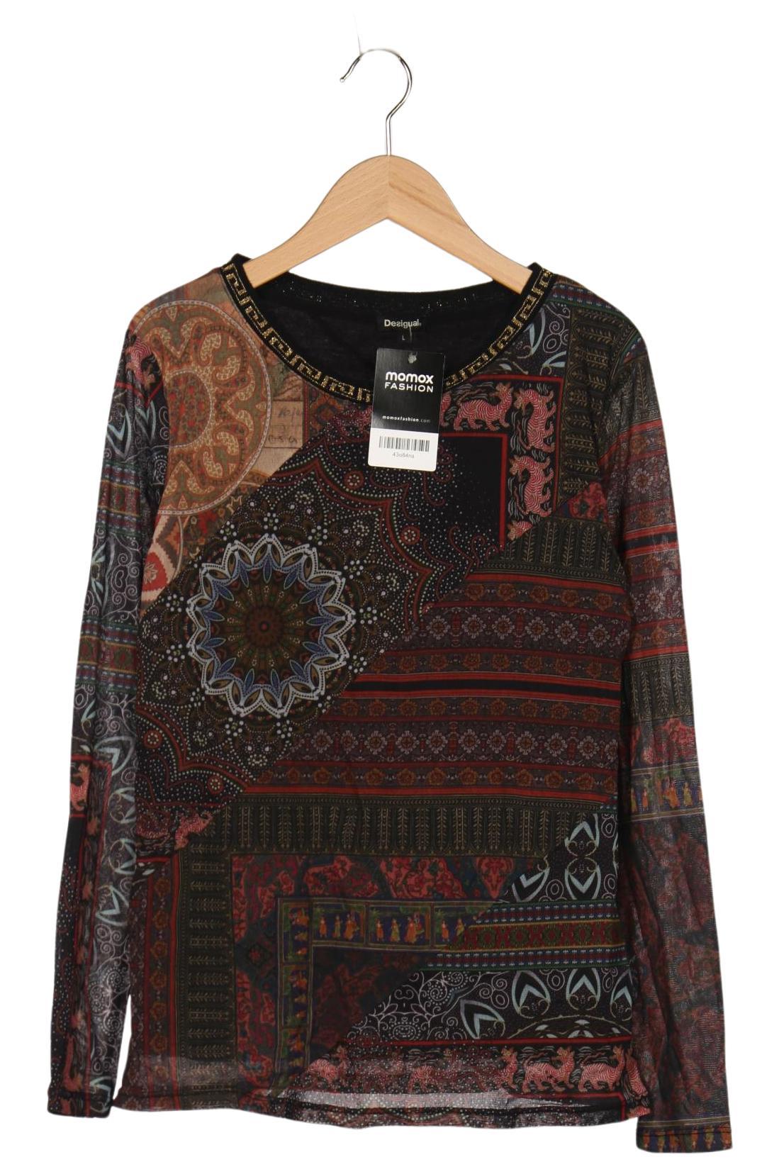 

Desigual Damen Langarmshirt, mehrfarbig, Gr. 42