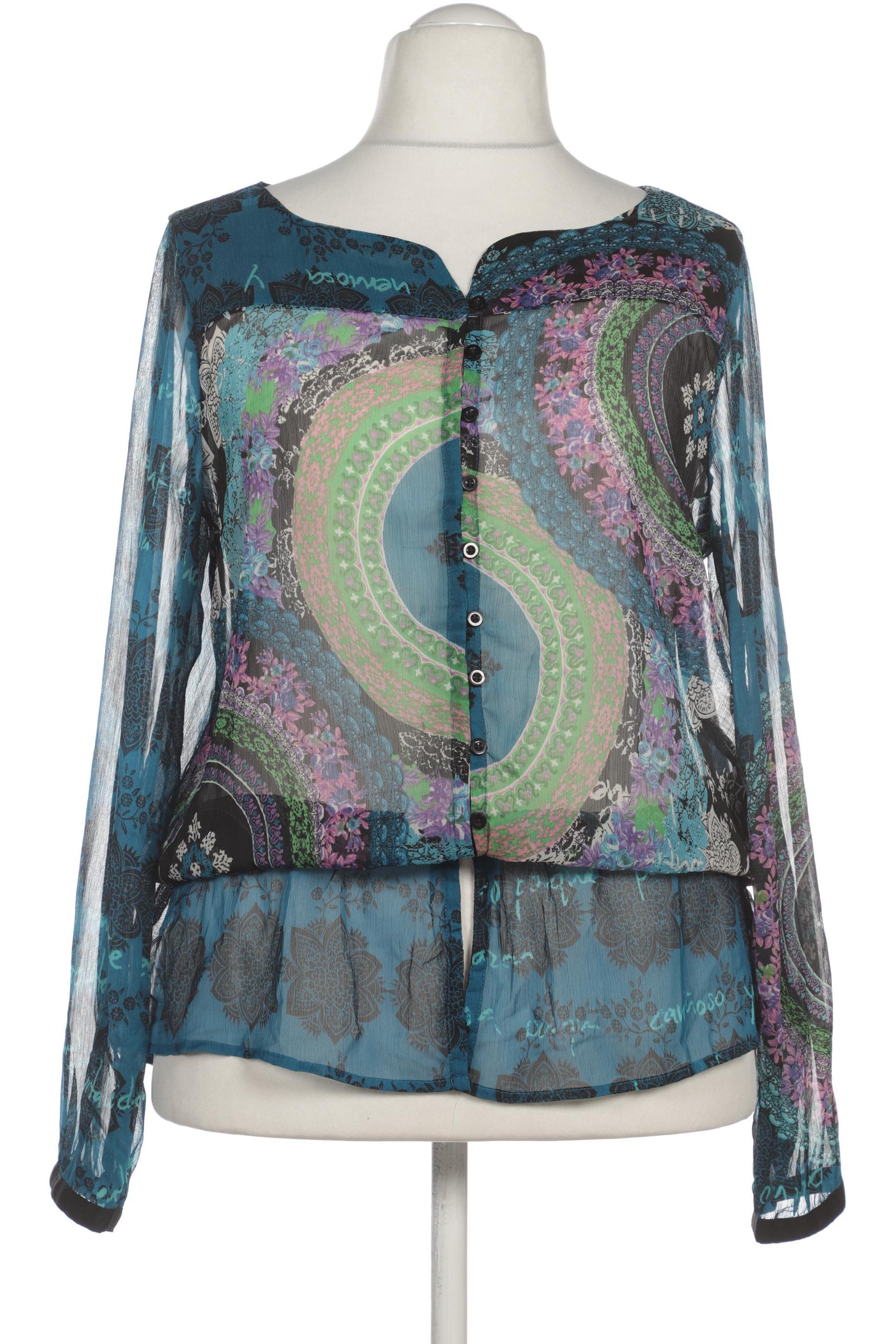 

Desigual Damen Bluse, blau, Gr.