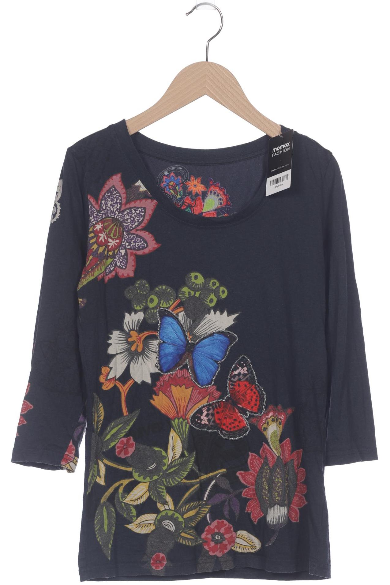 

Desigual Damen Langarmshirt, marineblau, Gr. 38