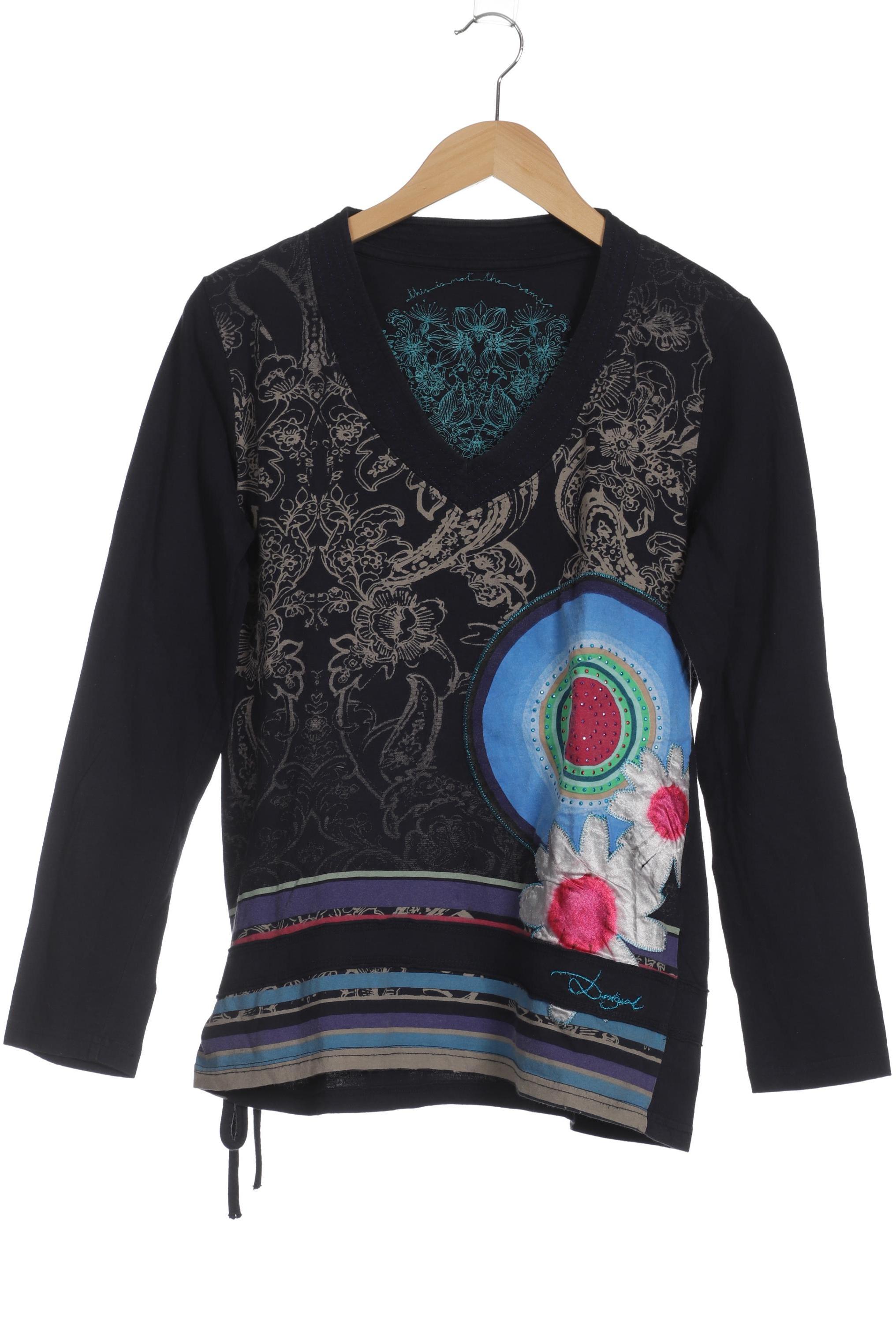 

Desigual Damen Langarmshirt, blau, Gr.