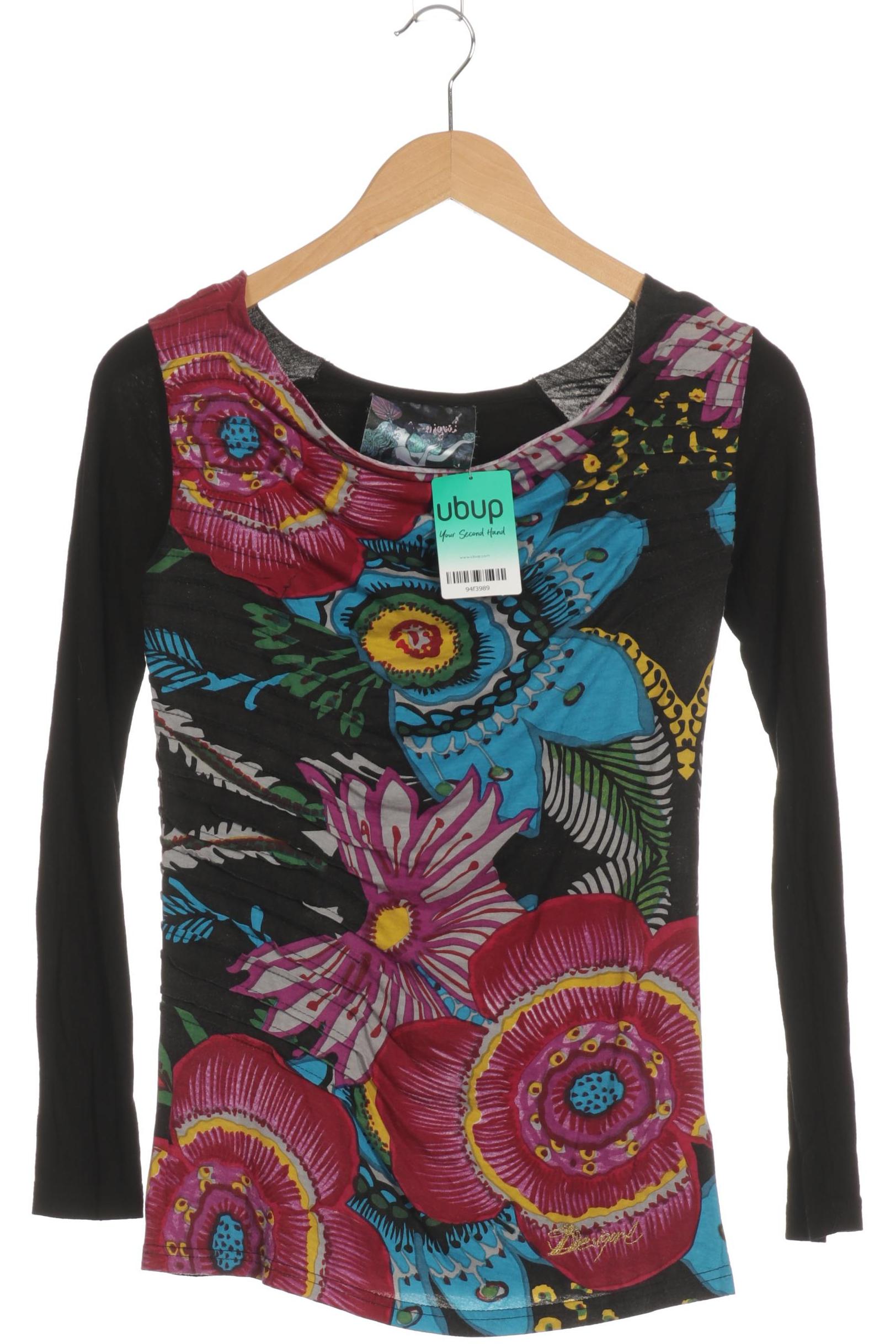 

Desigual Damen Langarmshirt, blau, Gr. 36