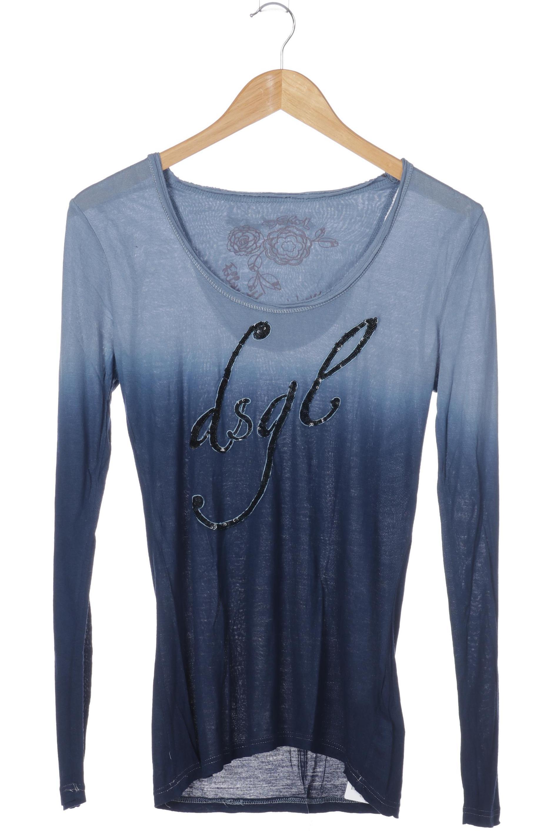 

Desigual Damen Langarmshirt, blau, Gr.