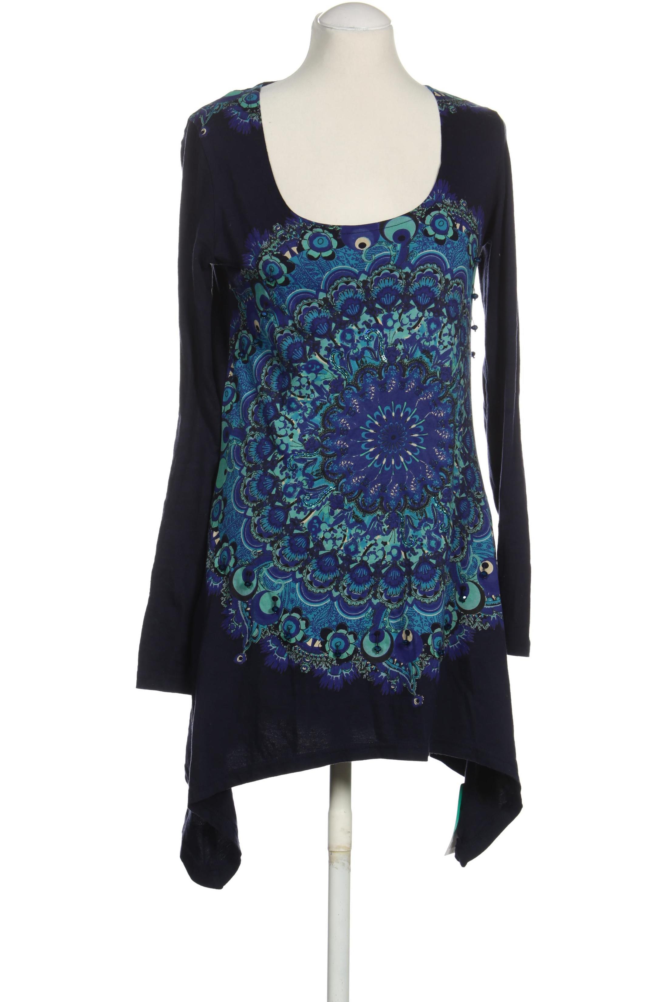 

Desigual Damen Langarmshirt, blau, Gr.