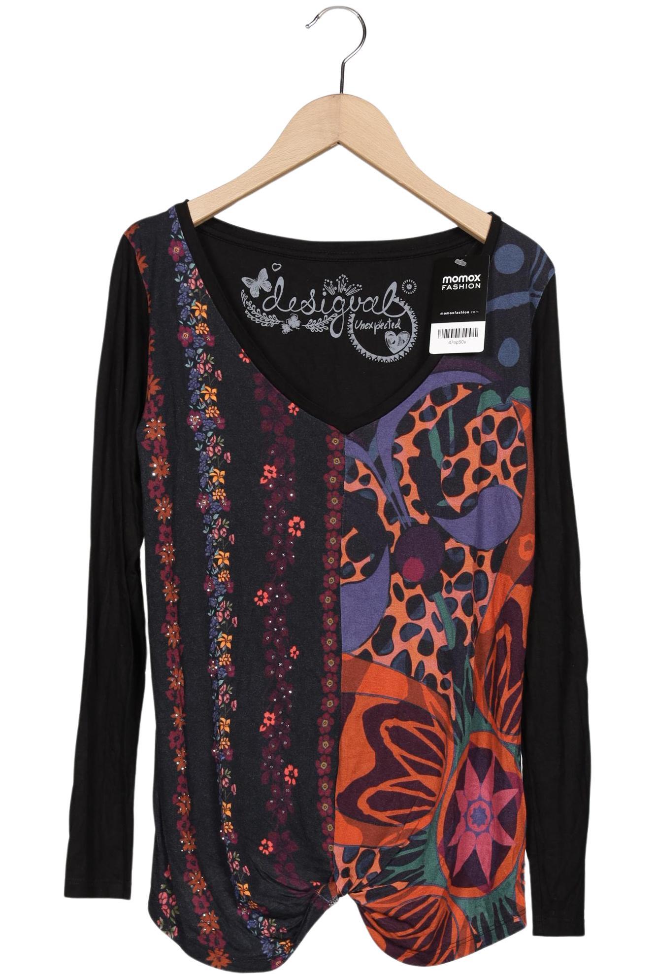

Desigual Damen Langarmshirt, schwarz, Gr. 36