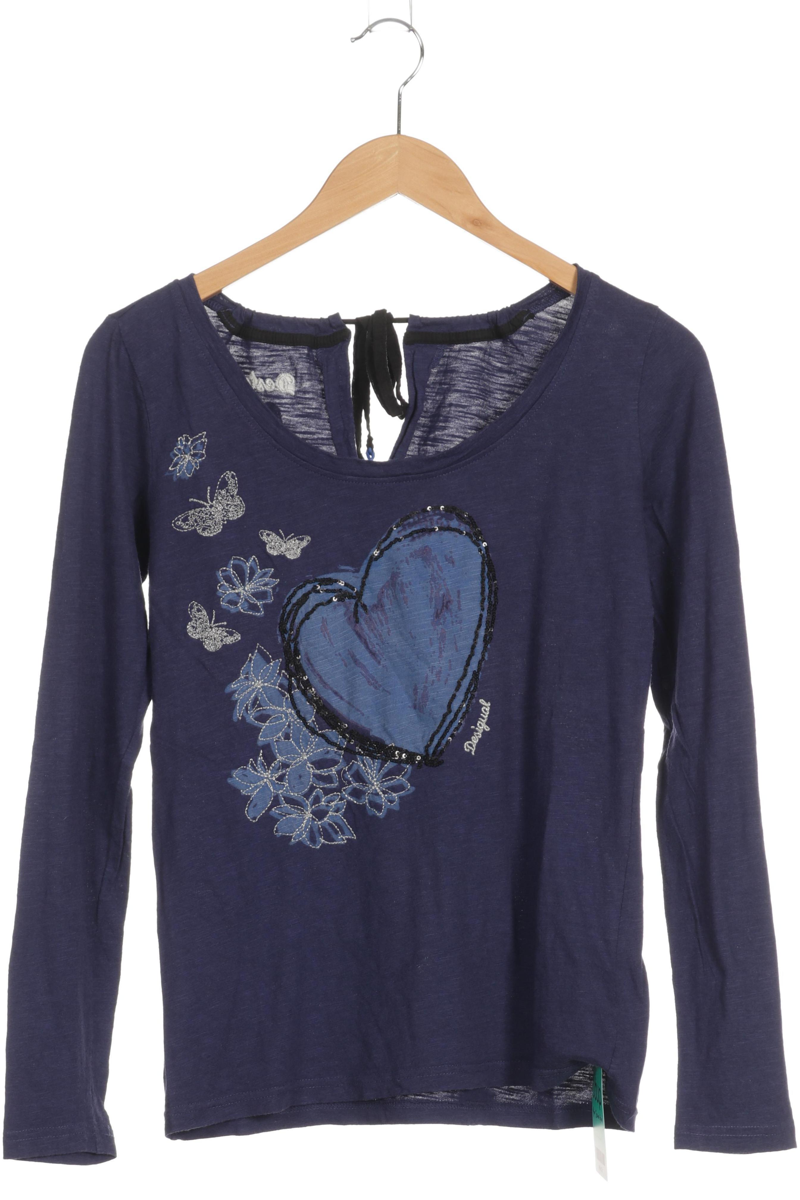 

Desigual Damen Langarmshirt, lila, Gr.