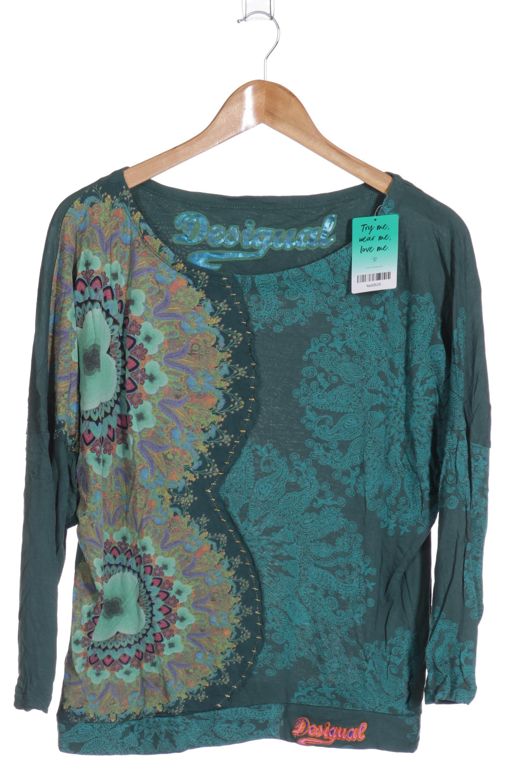 

Desigual Damen Langarmshirt, grün, Gr.