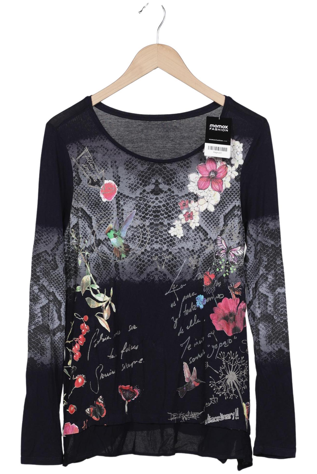 

Desigual Damen Langarmshirt, marineblau, Gr. 44