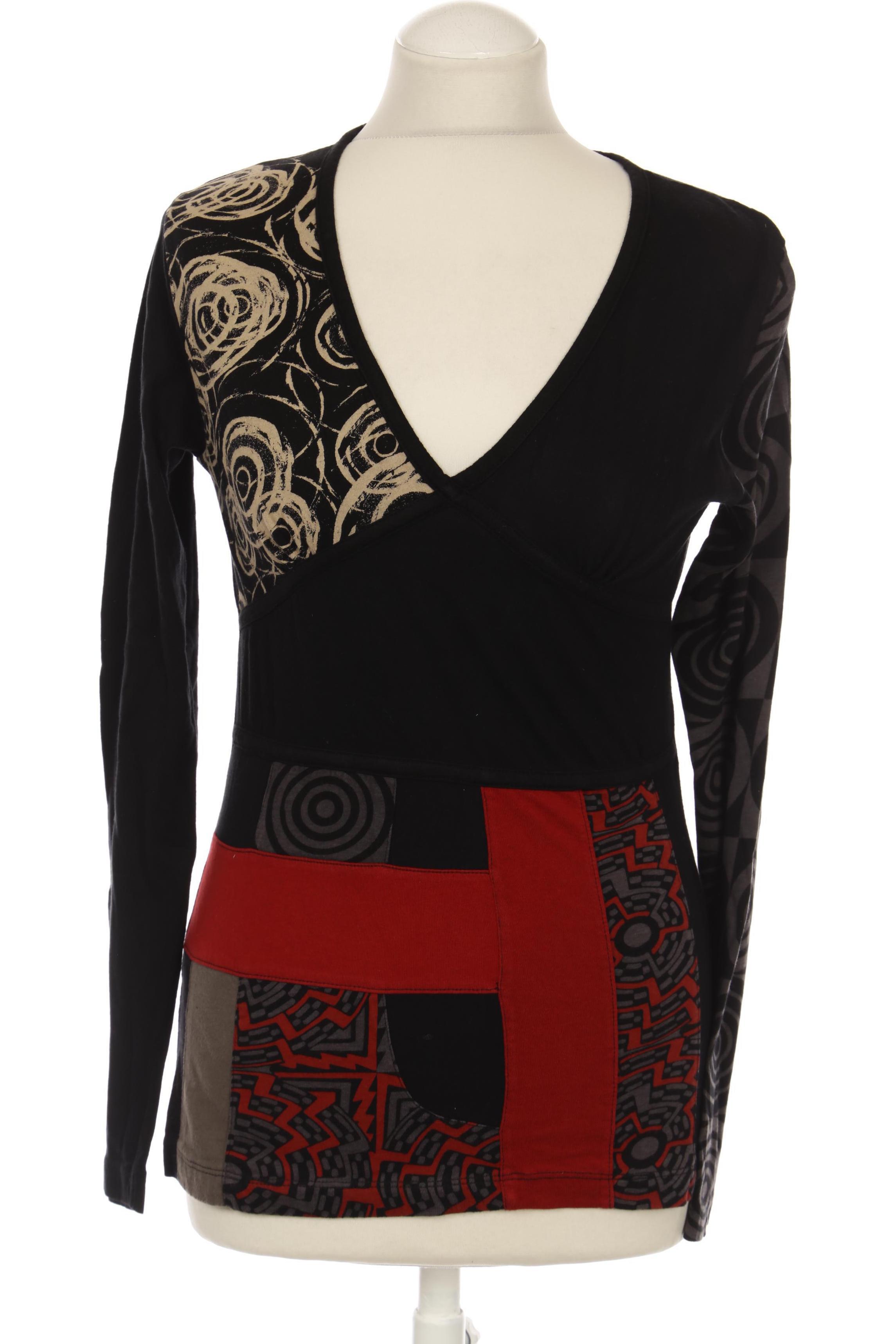 

Desigual Damen Langarmshirt, schwarz, Gr.