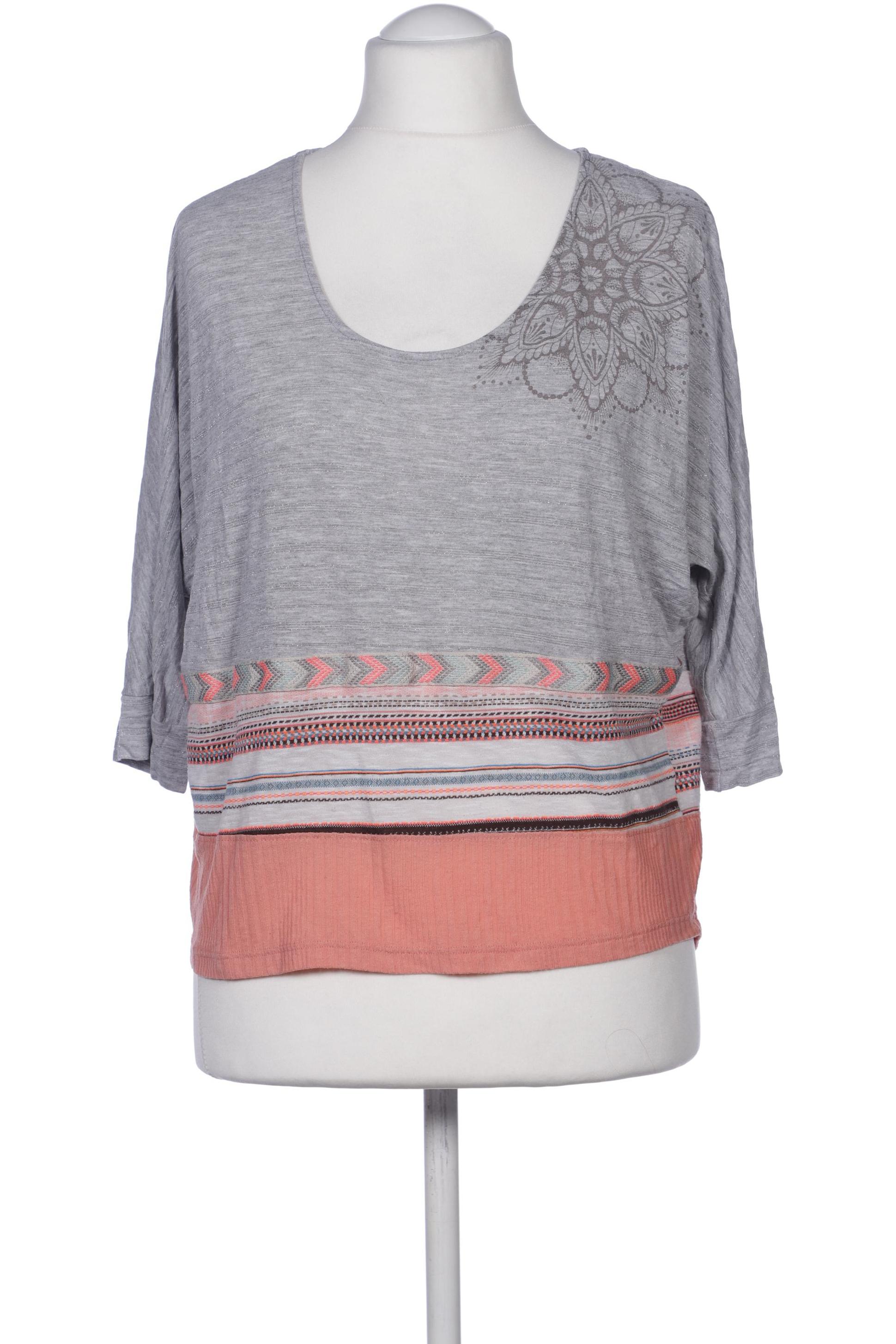 

Desigual Damen Langarmshirt, grau, Gr. 38