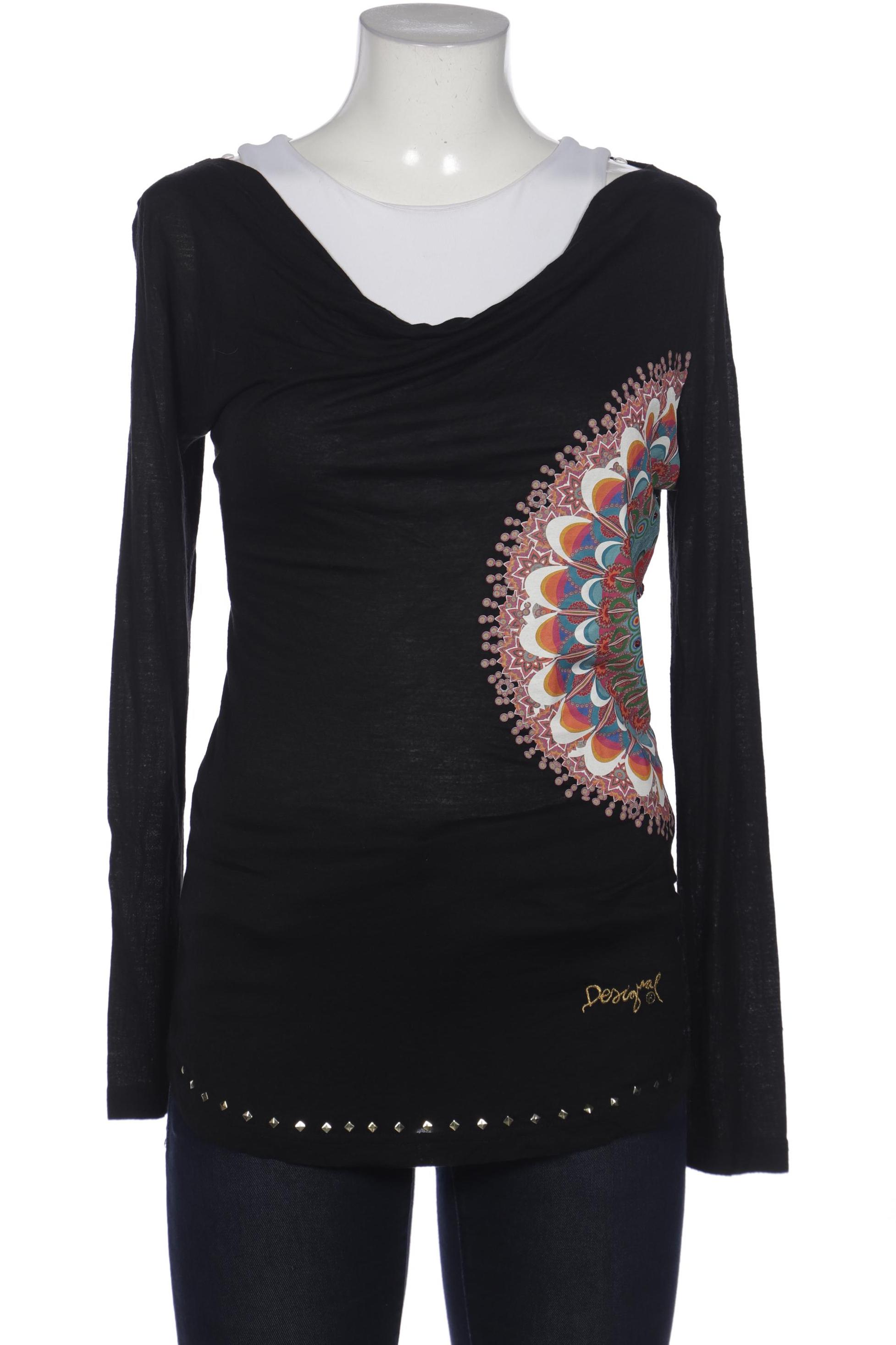 

Desigual Damen Langarmshirt, schwarz, Gr. 42