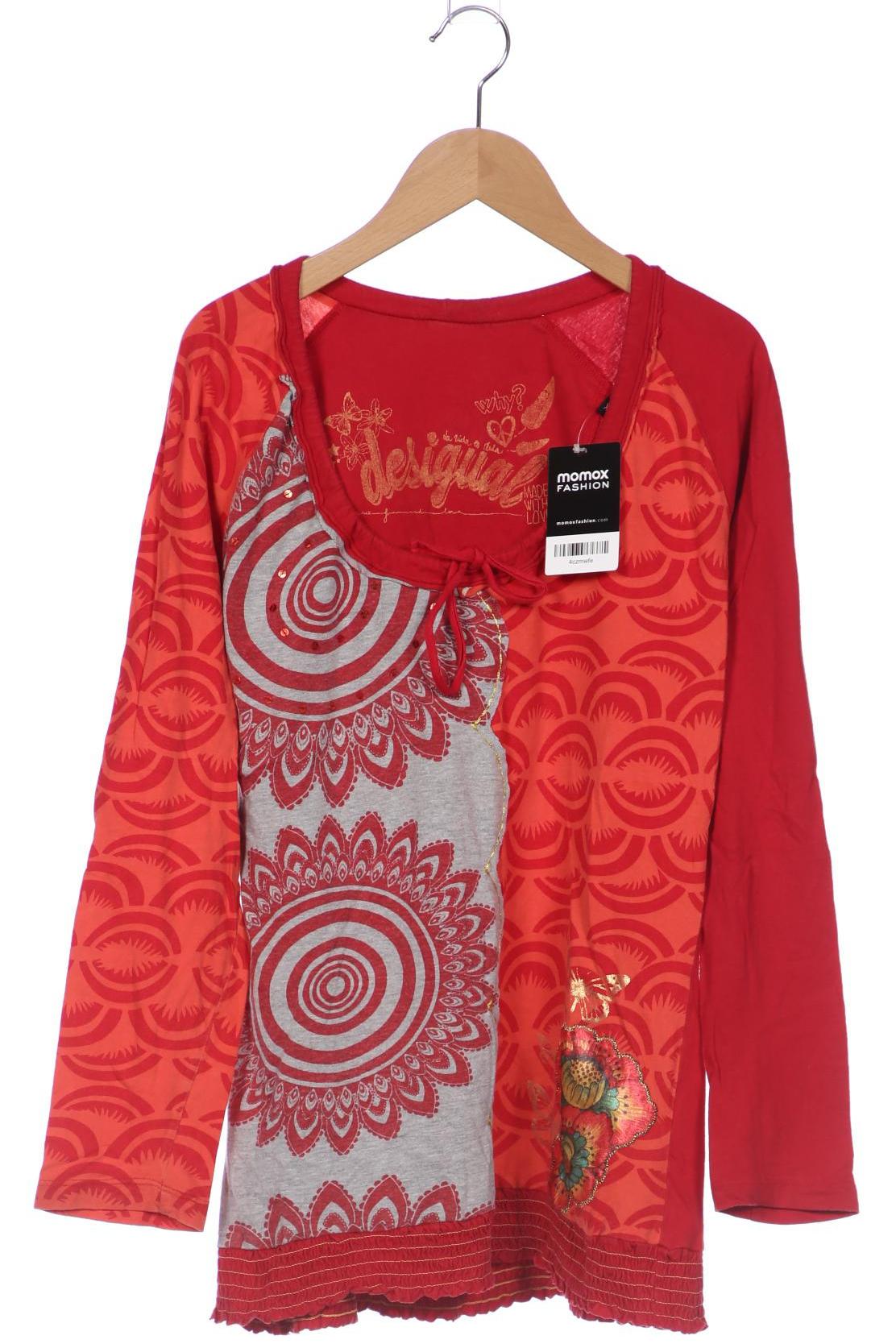 

Desigual Damen Langarmshirt, rot, Gr. 44