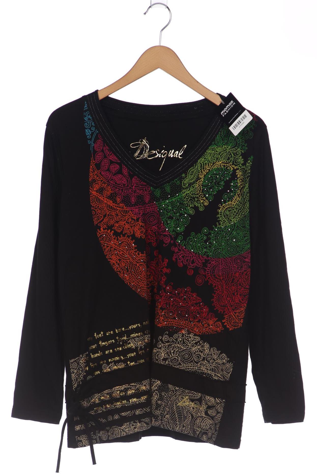 

Desigual Damen Langarmshirt, schwarz, Gr. 46