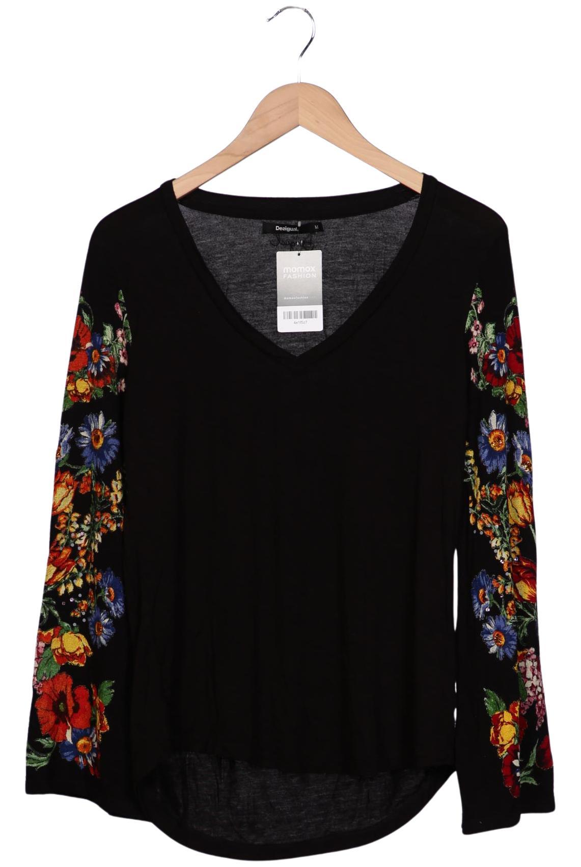 

Desigual Damen Langarmshirt, schwarz, Gr. 38