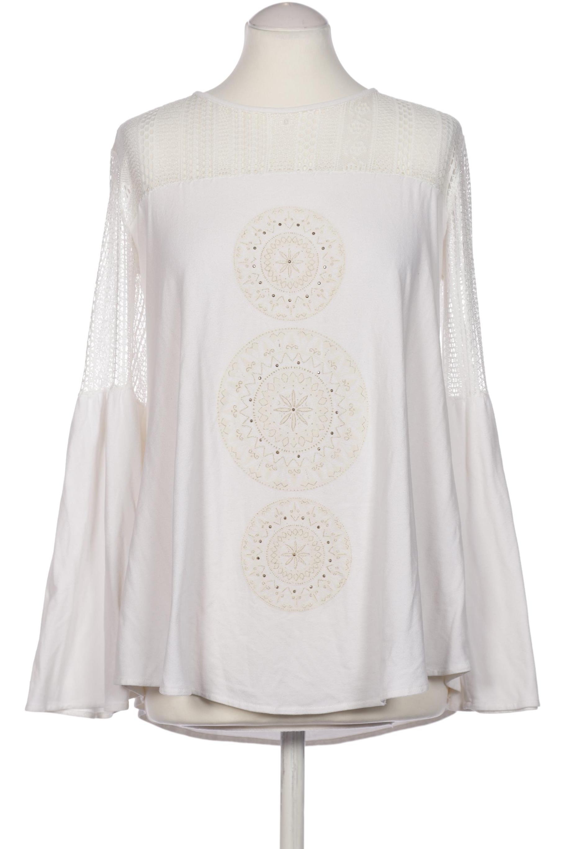 

Desigual Damen Langarmshirt, weiß, Gr. 36