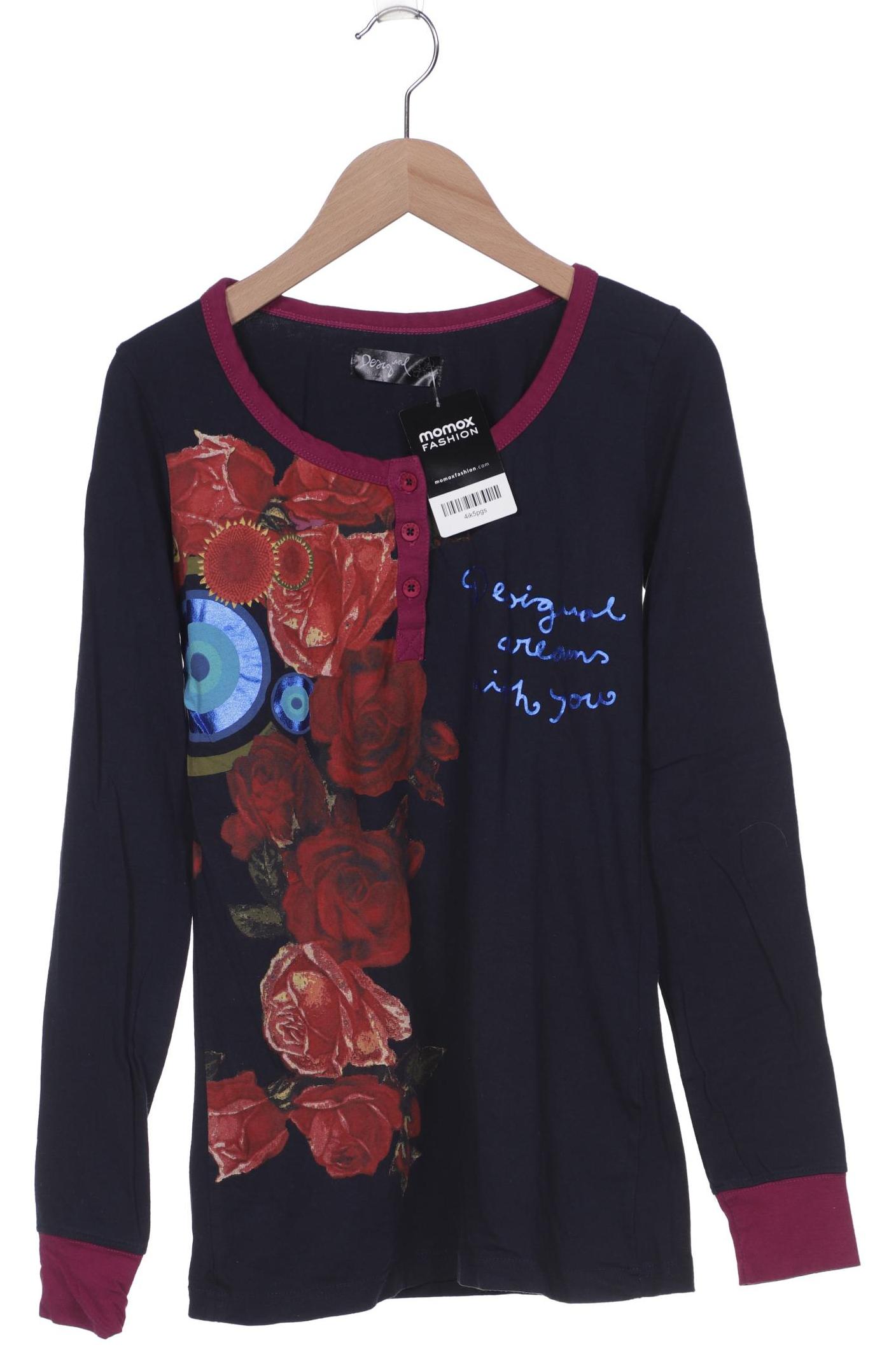

Desigual Damen Langarmshirt, marineblau