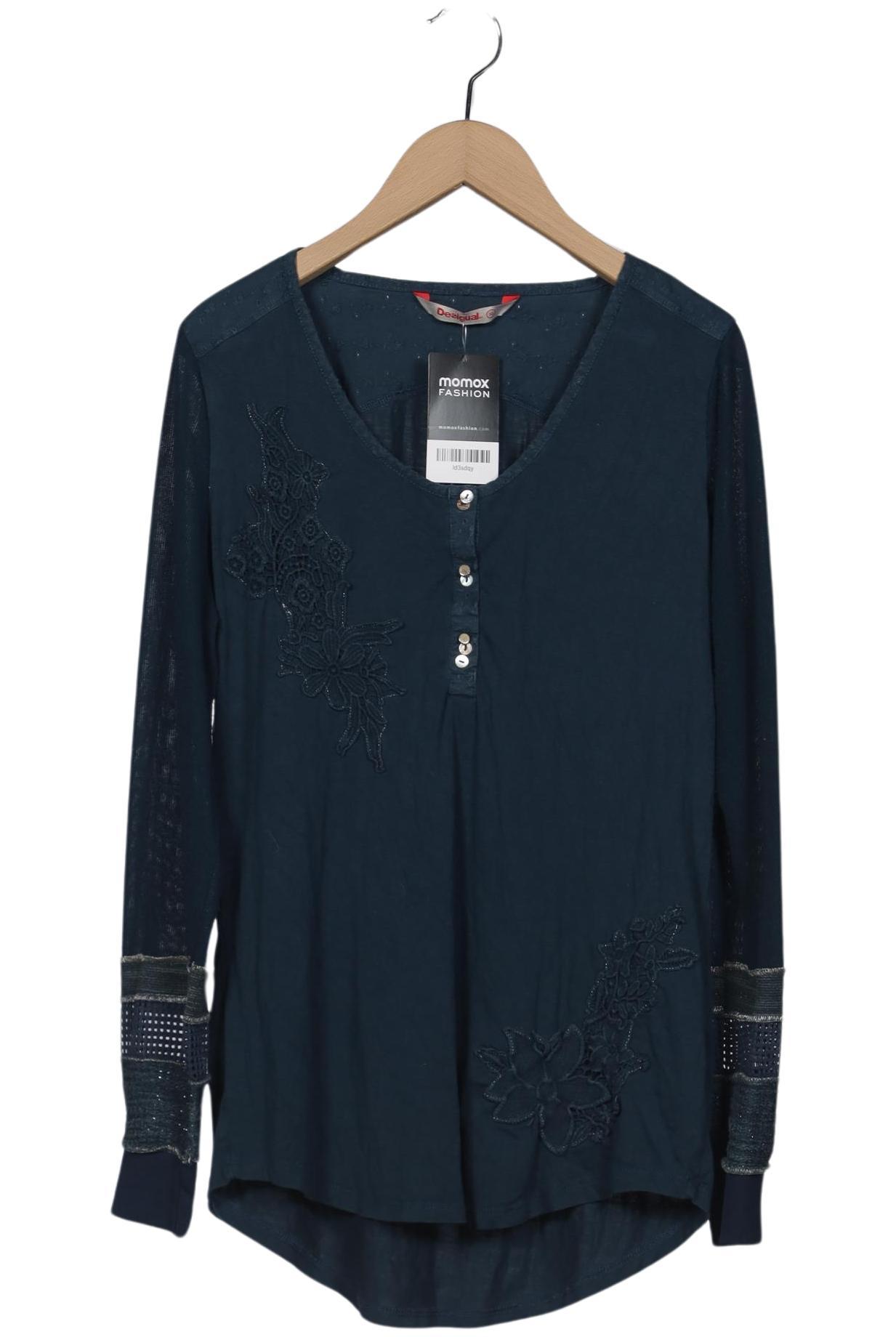 

Desigual Damen Langarmshirt, marineblau, Gr. 44