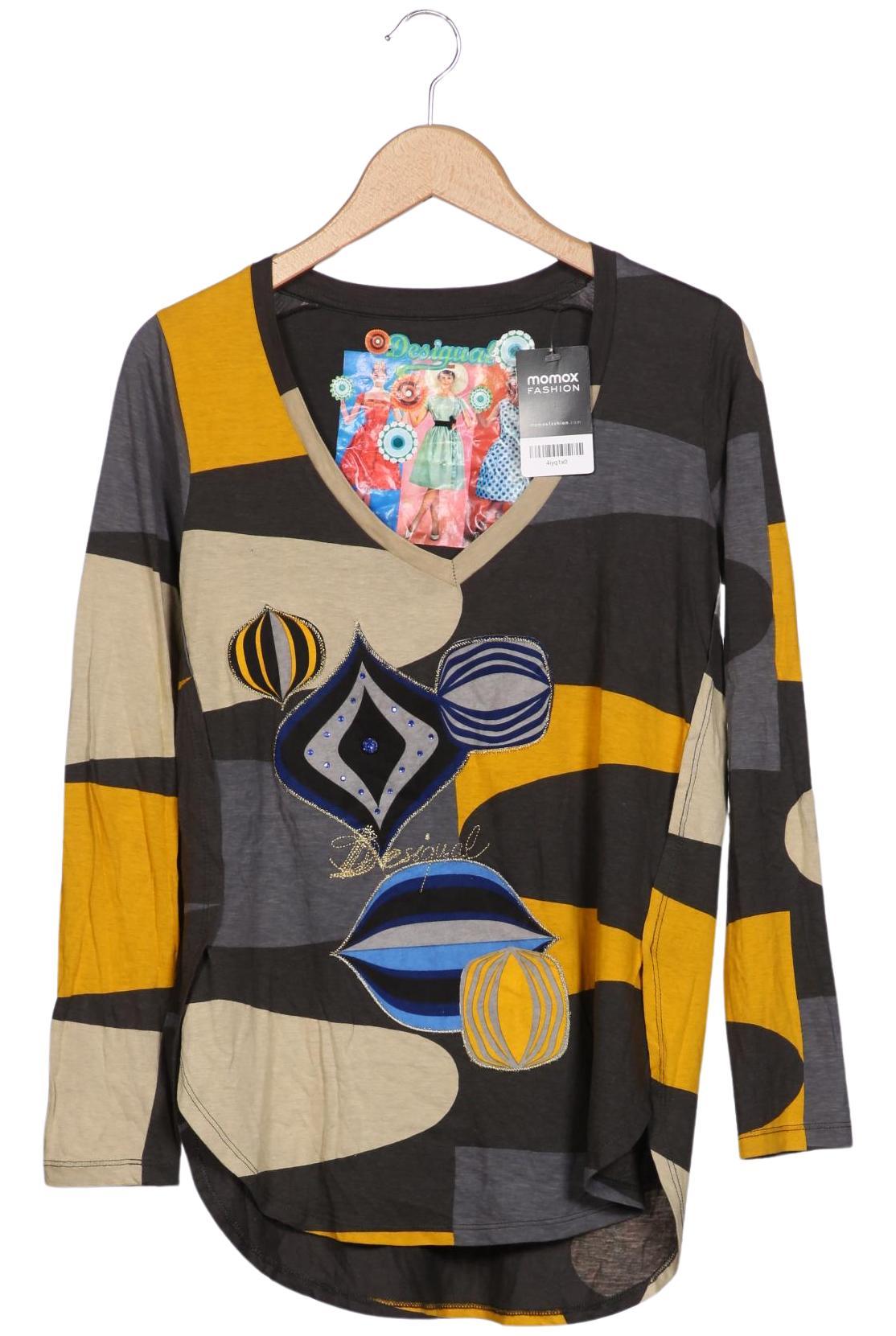 

Desigual Damen Langarmshirt, mehrfarbig, Gr. 38