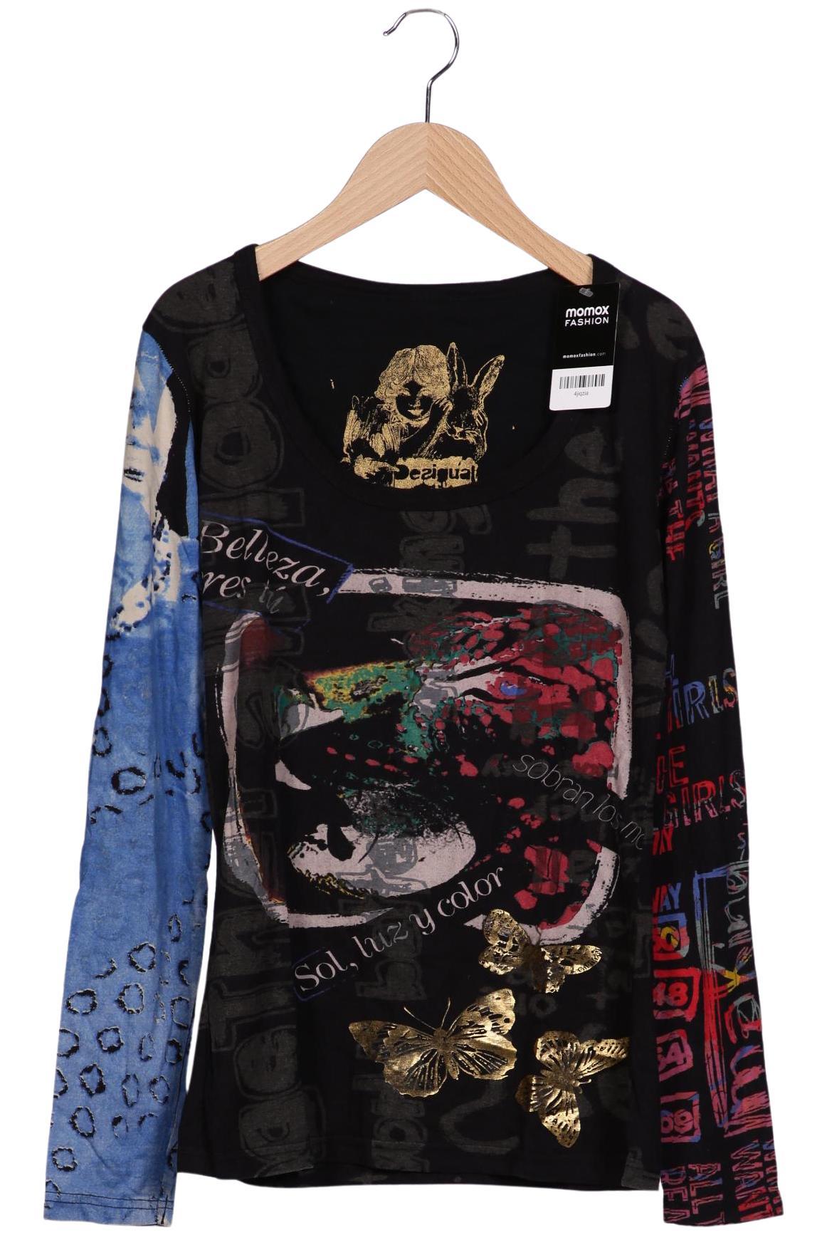 

Desigual Damen Langarmshirt, schwarz, Gr. 38