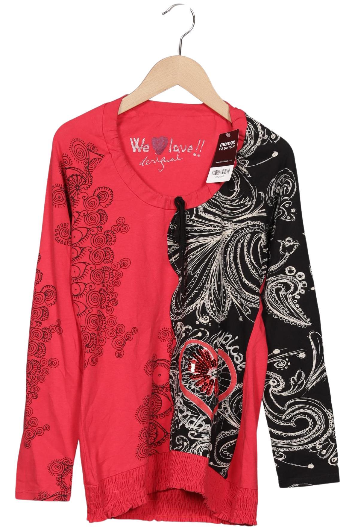 

Desigual Damen Langarmshirt, rot, Gr. 38