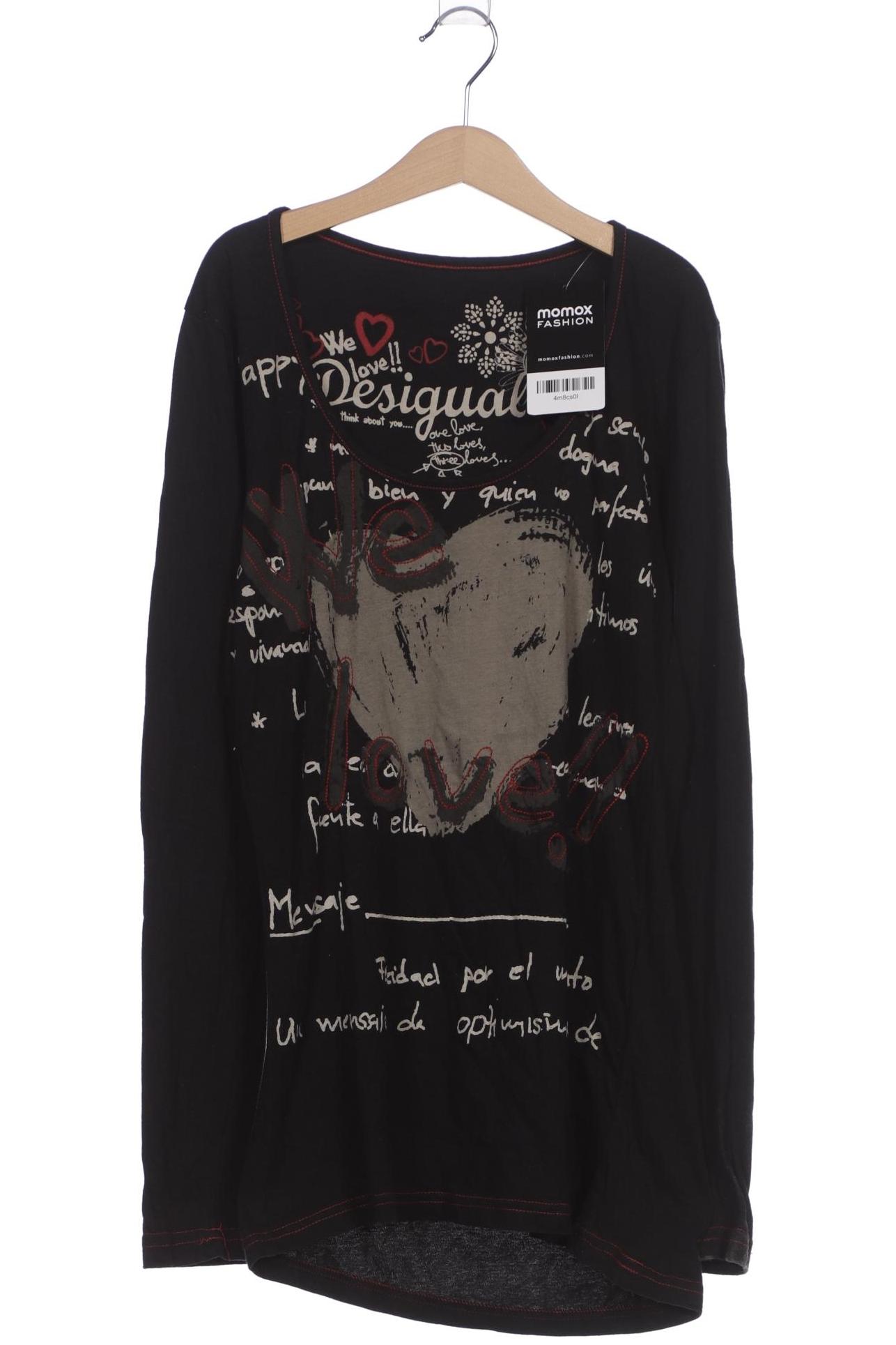 

Desigual Damen Langarmshirt, schwarz, Gr. 38