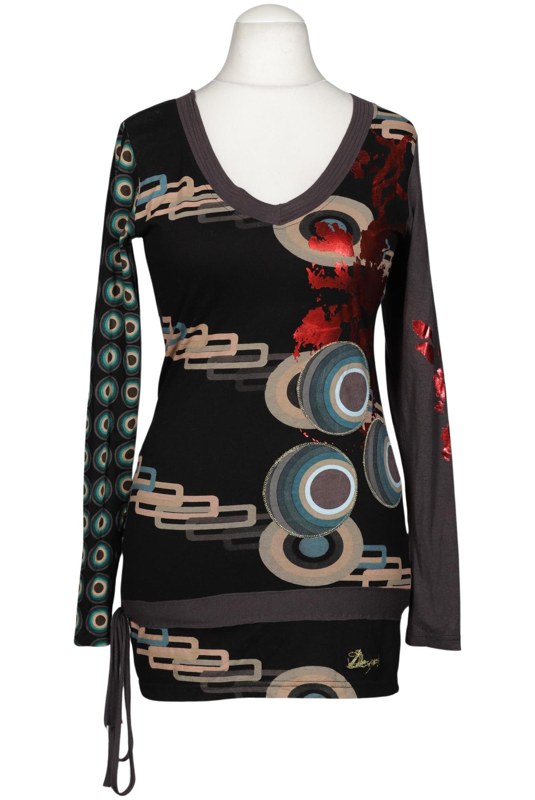 

Desigual Damen Langarmshirt, mehrfarbig, Gr. 38