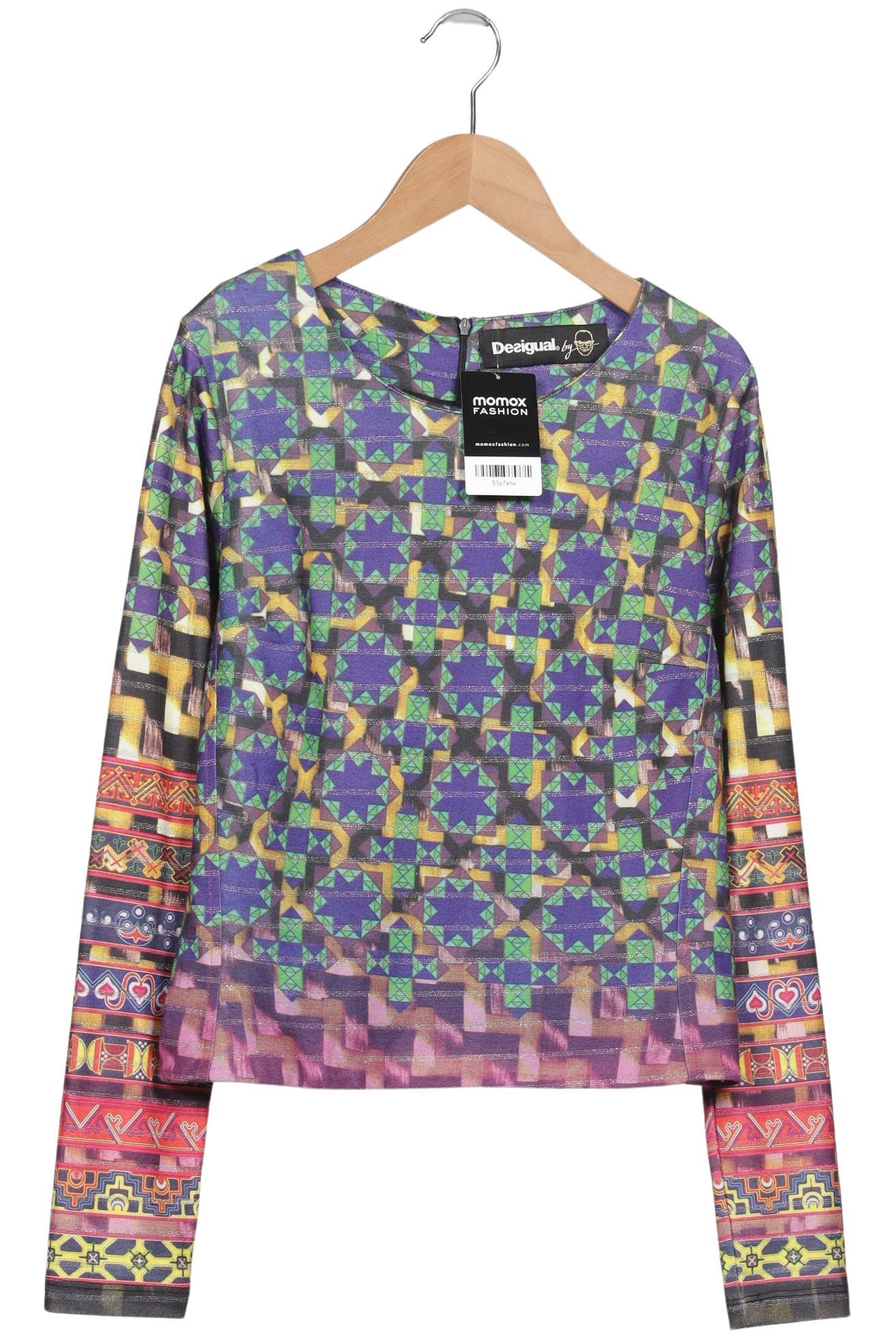 

Desigual Damen Langarmshirt, mehrfarbig, Gr. 42
