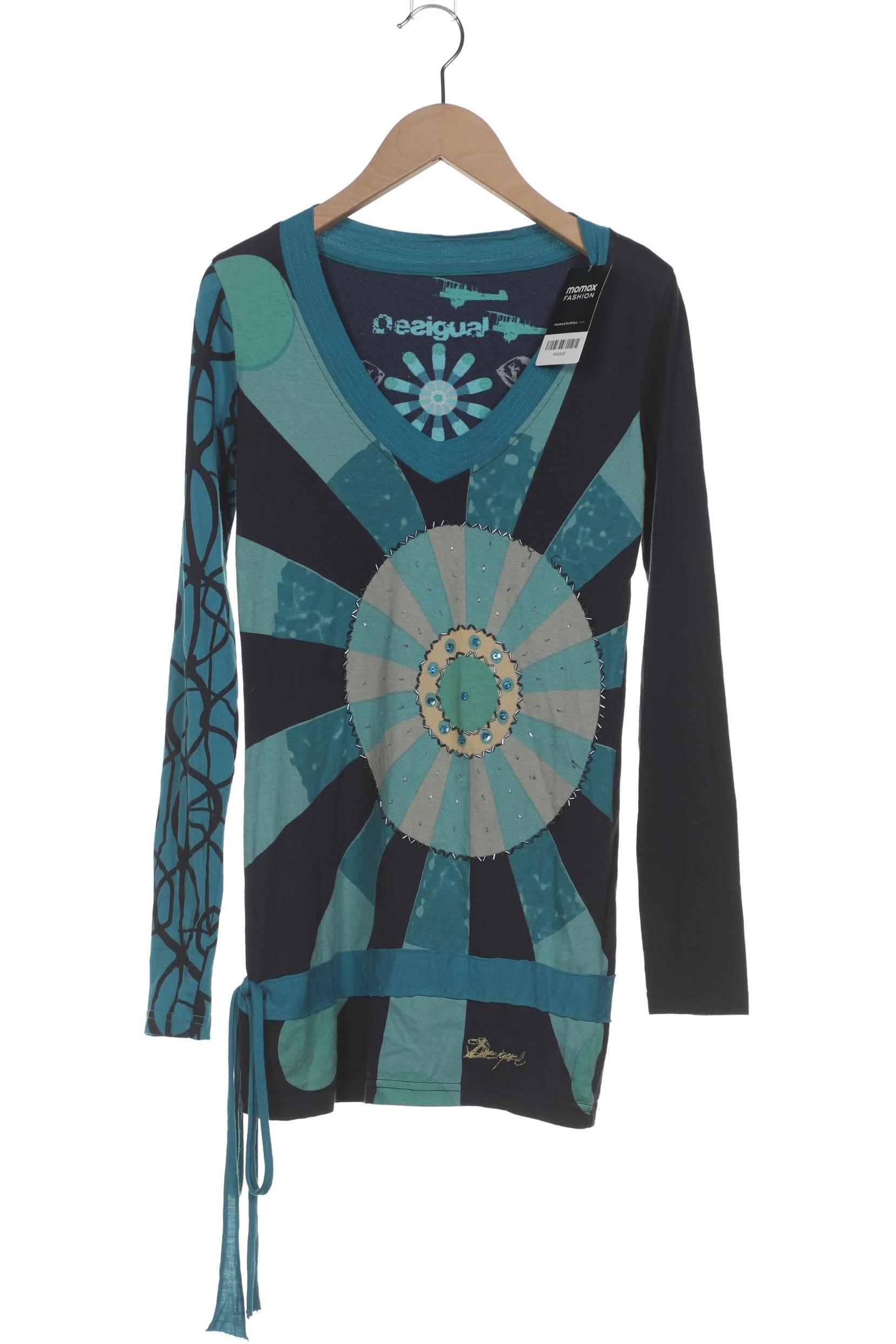 

Desigual Damen Langarmshirt, marineblau, Gr. 34