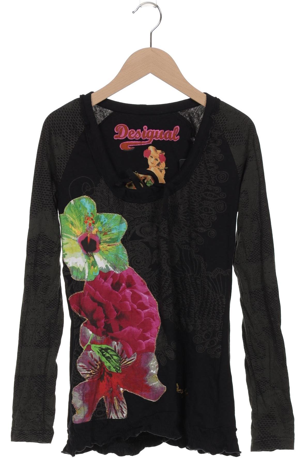 

Desigual Damen Langarmshirt, schwarz, Gr. 36