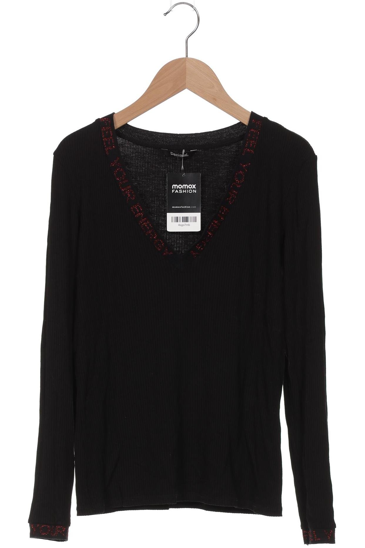 

Desigual Damen Langarmshirt, schwarz, Gr. 38