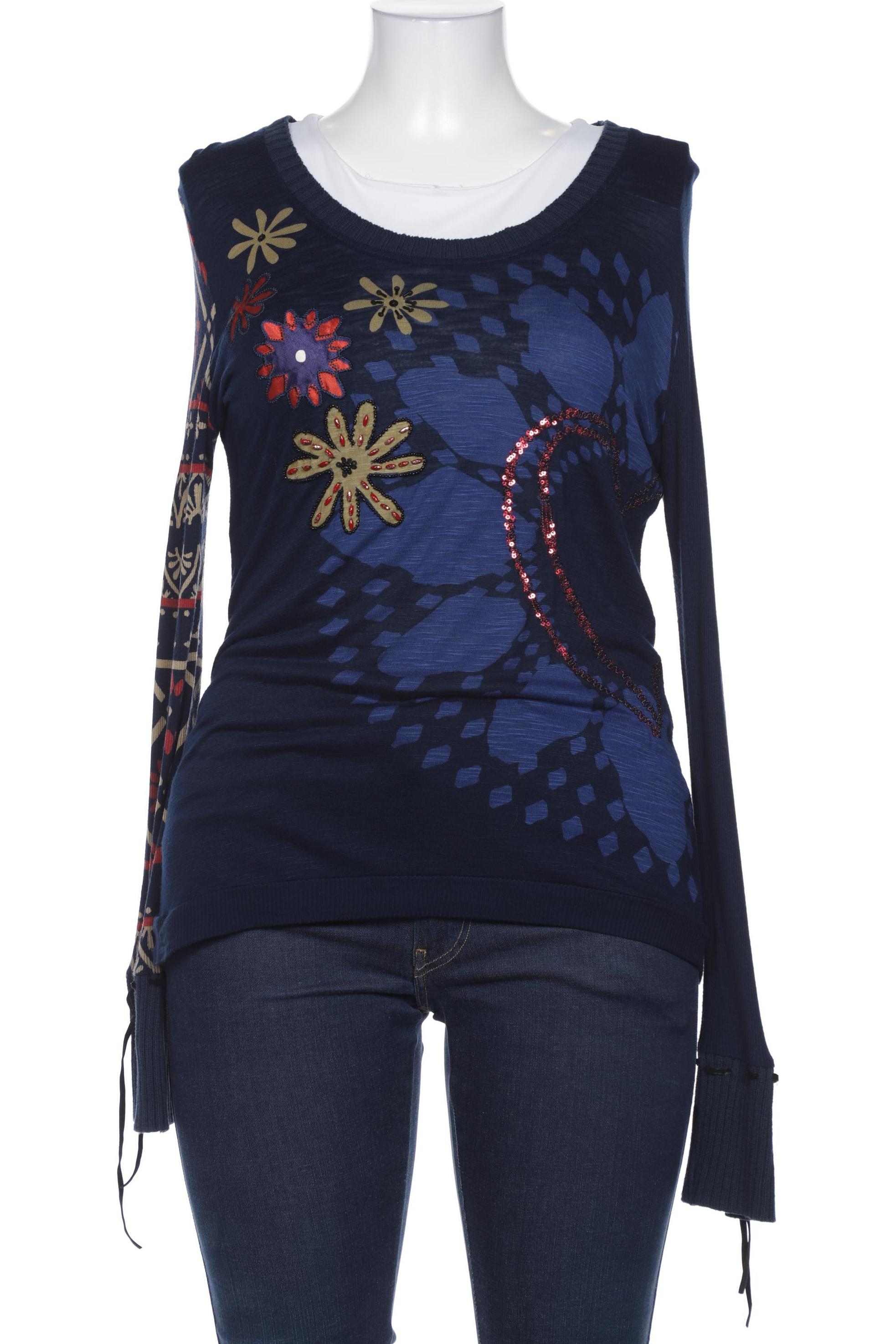 

Desigual Damen Langarmshirt, marineblau