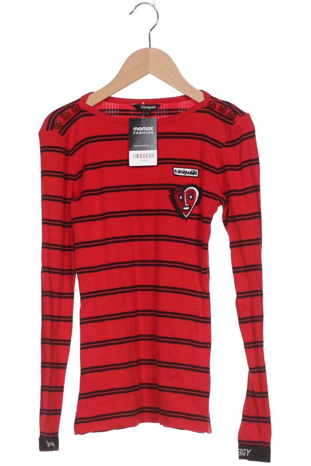 

Desigual Damen Langarmshirt, rot, Gr. 36
