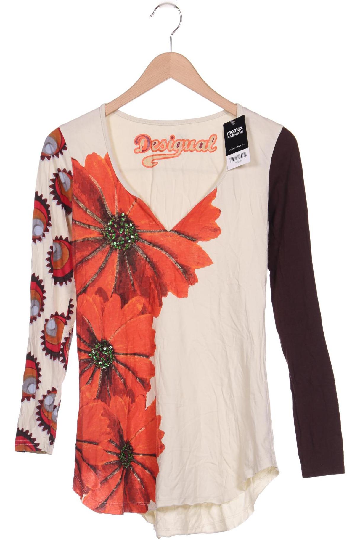 

Desigual Damen Langarmshirt, cremeweiß