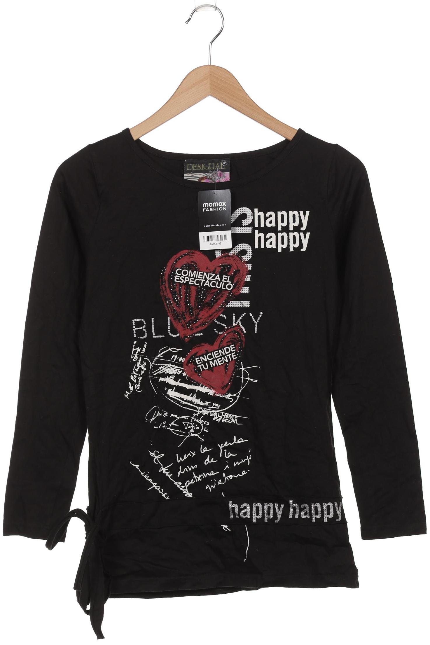

Desigual Damen Langarmshirt, schwarz, Gr. 38