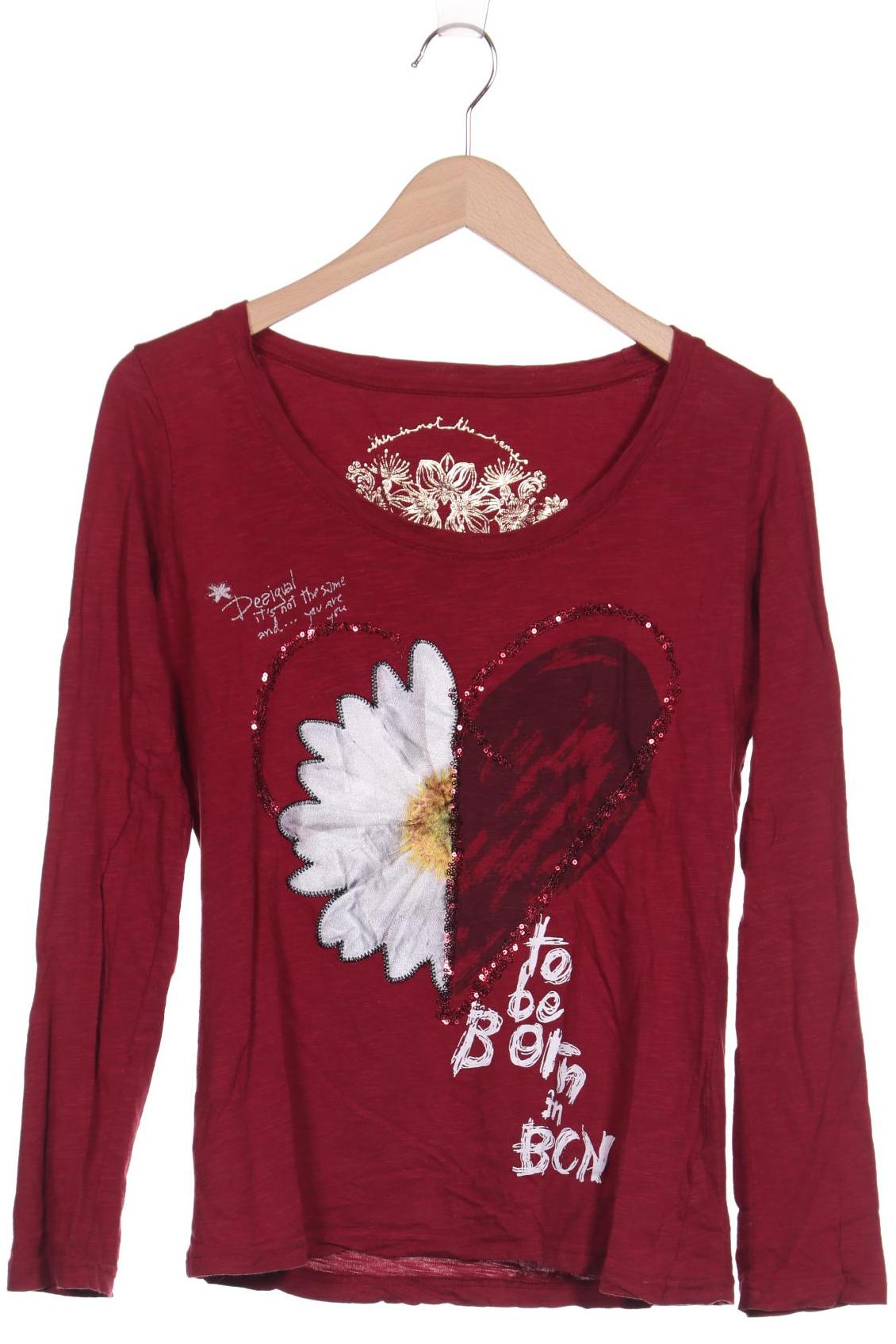 

Desigual Damen Langarmshirt, bordeaux