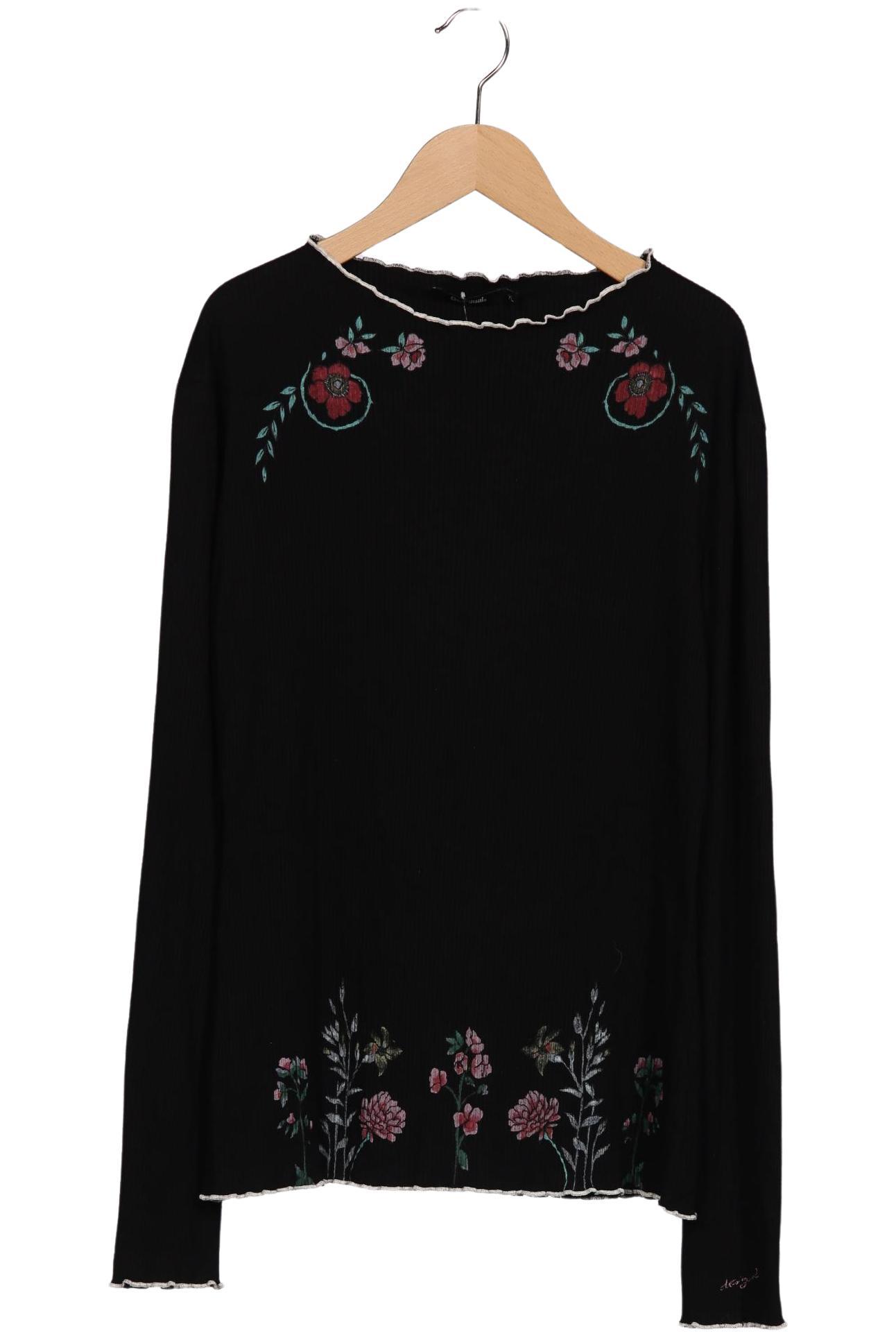 

Desigual Damen Langarmshirt, schwarz, Gr. 44