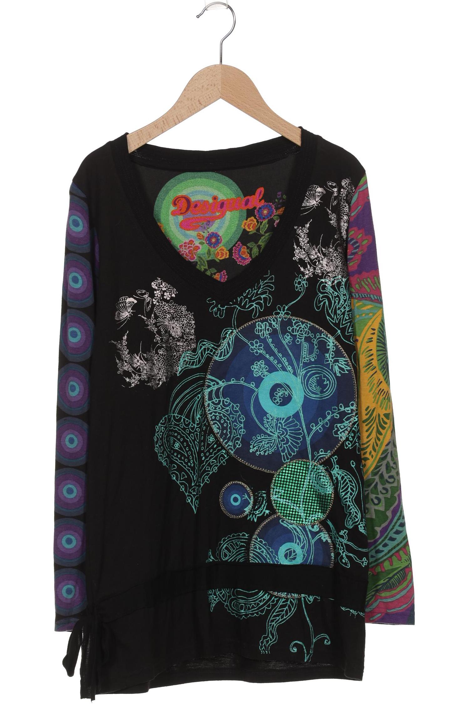

Desigual Damen Langarmshirt, schwarz, Gr. 42