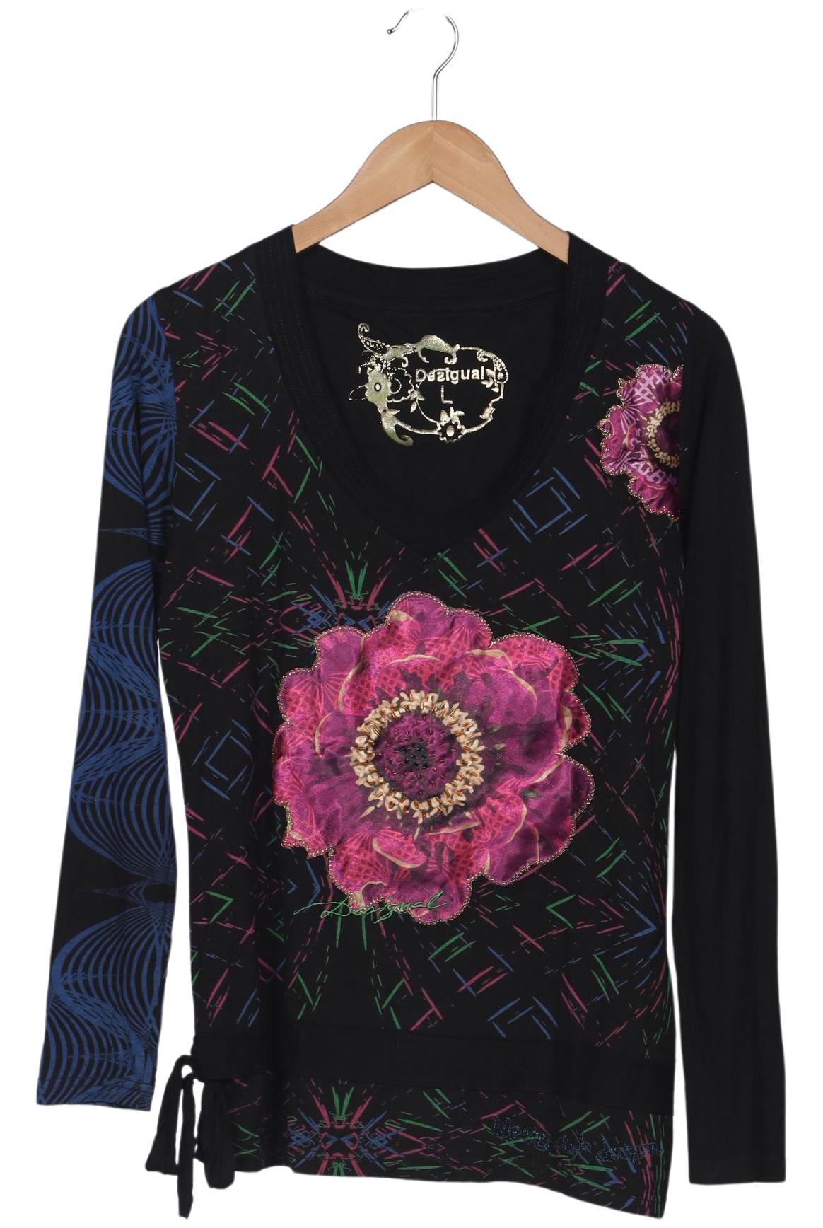 

Desigual Damen Langarmshirt, schwarz, Gr. 42