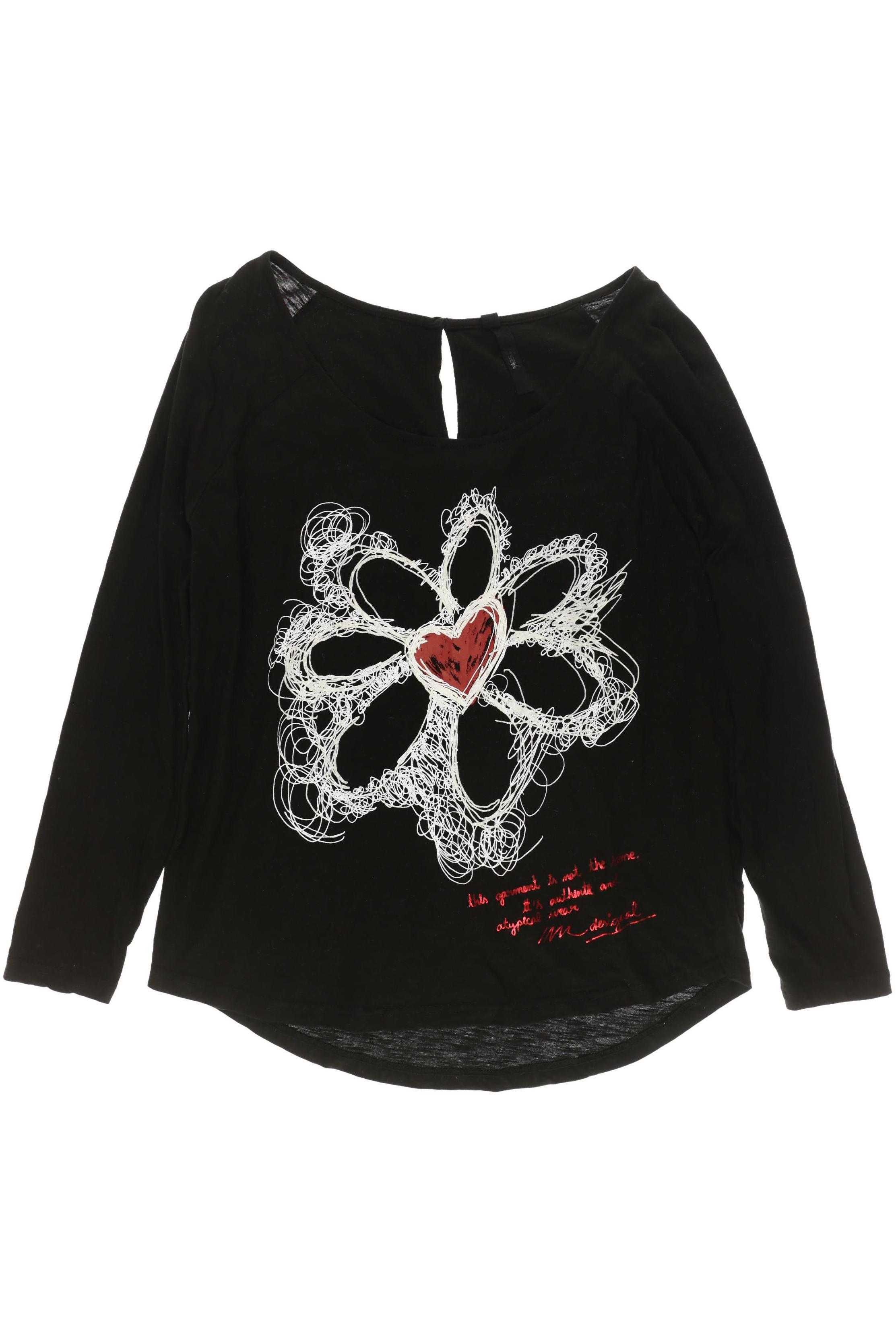 

Desigual Damen Langarmshirt, schwarz, Gr.