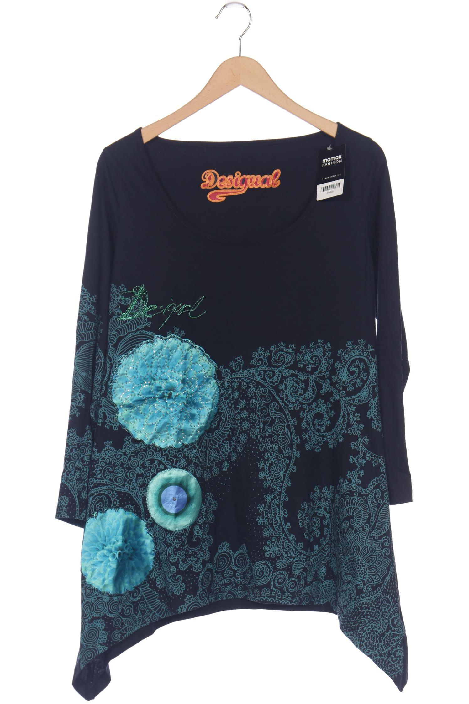 

Desigual Damen Langarmshirt, marineblau, Gr. 44