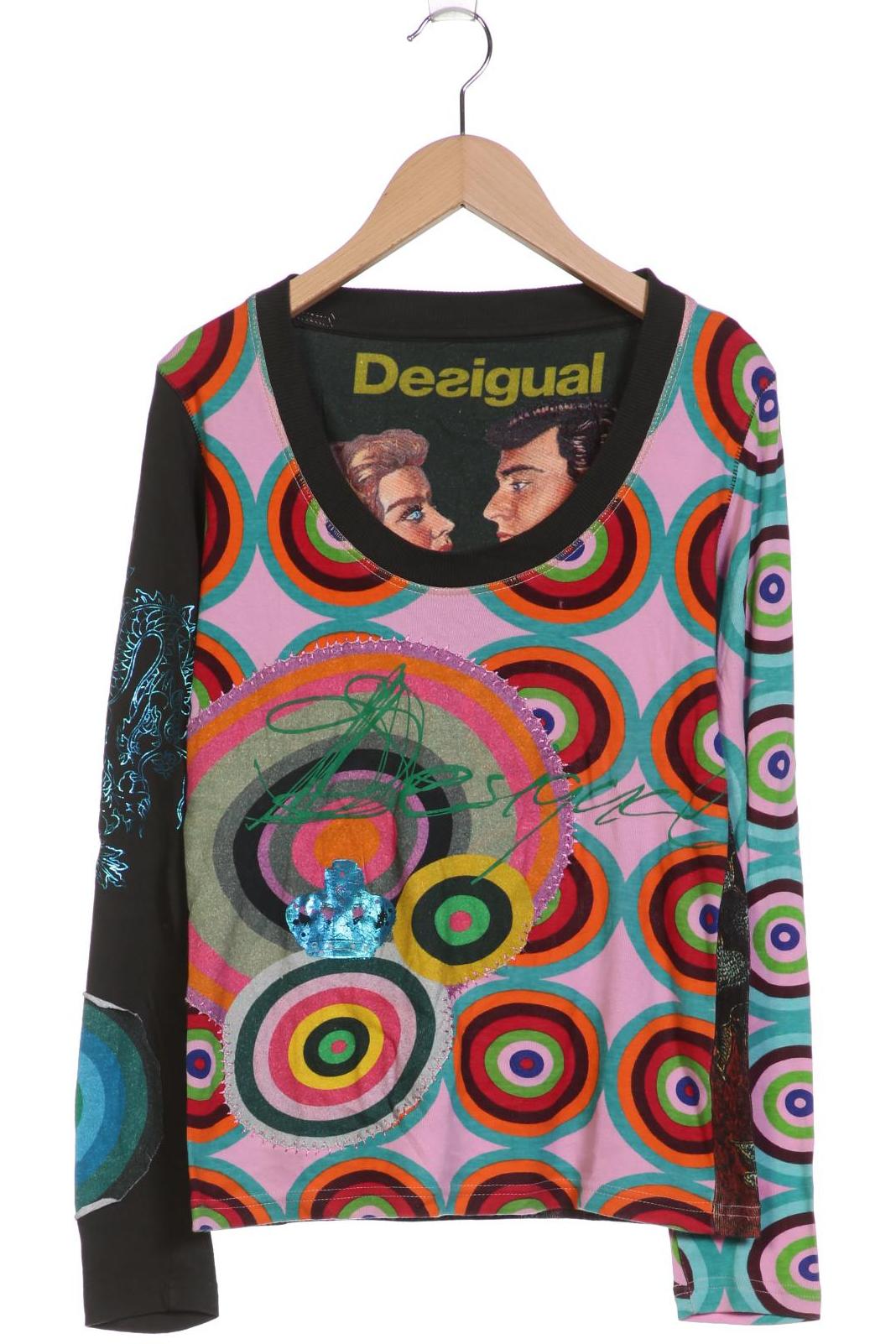 

Desigual Damen Langarmshirt, mehrfarbig, Gr. 36