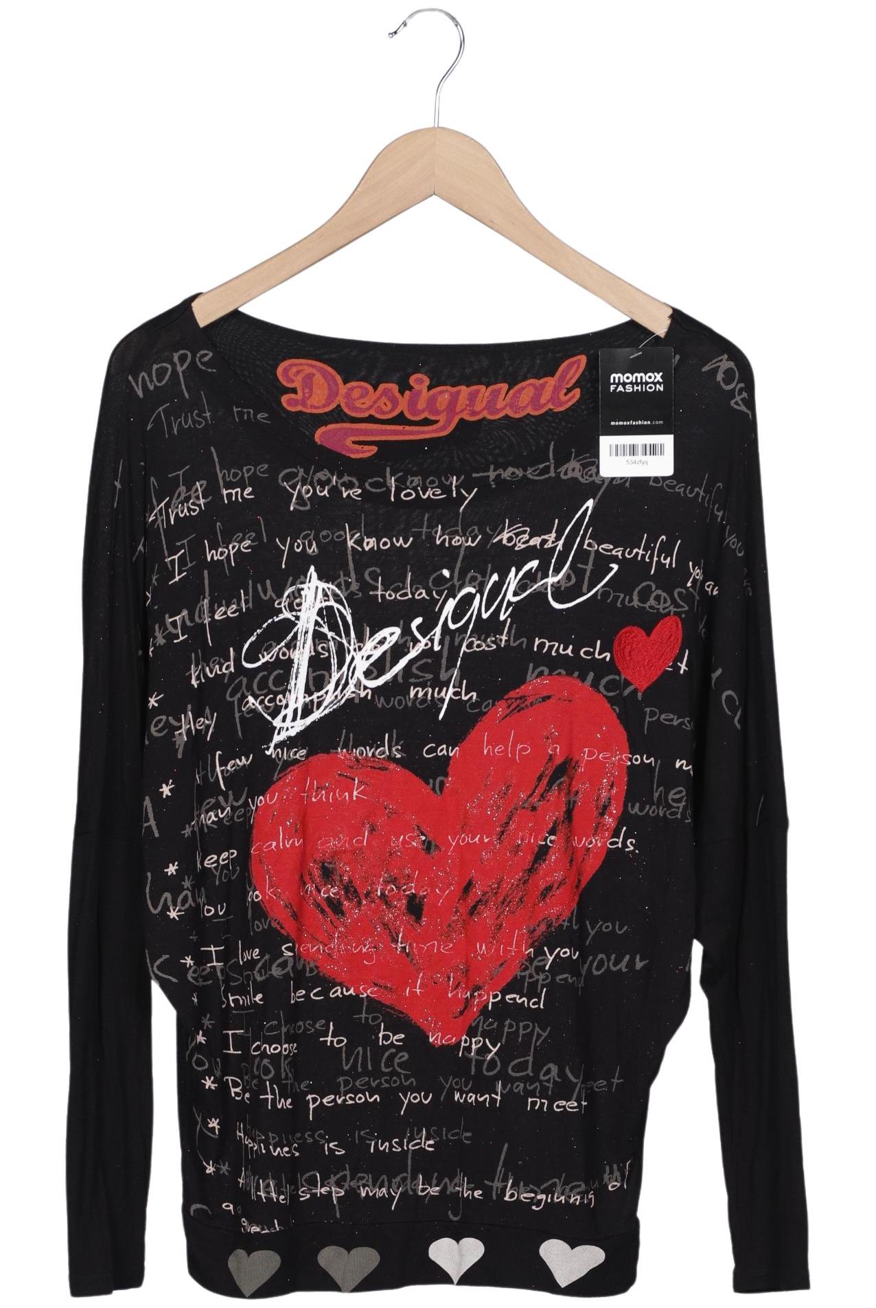 

Desigual Damen Langarmshirt, schwarz, Gr. 42