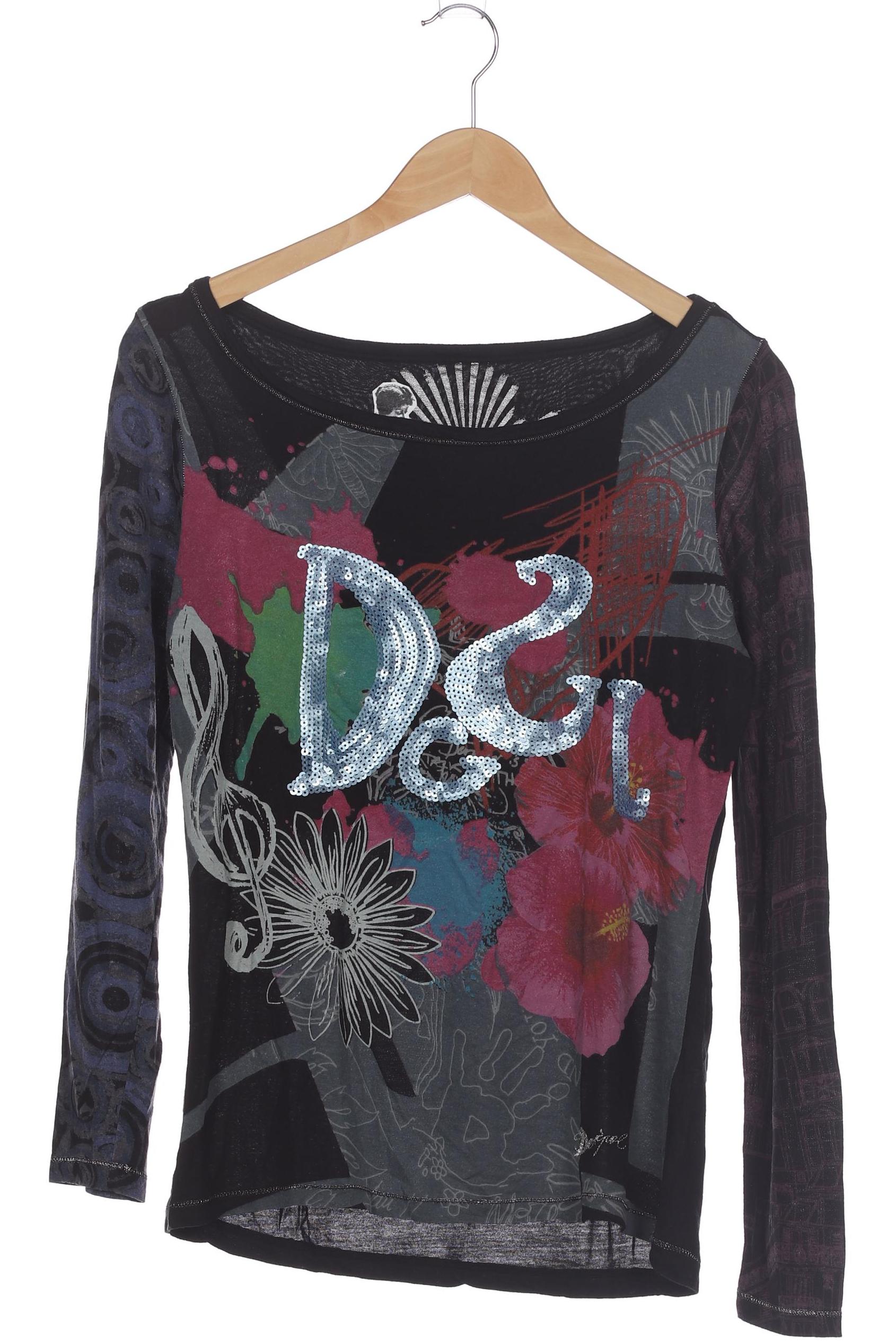 

Desigual Damen Langarmshirt, mehrfarbig, Gr. 42