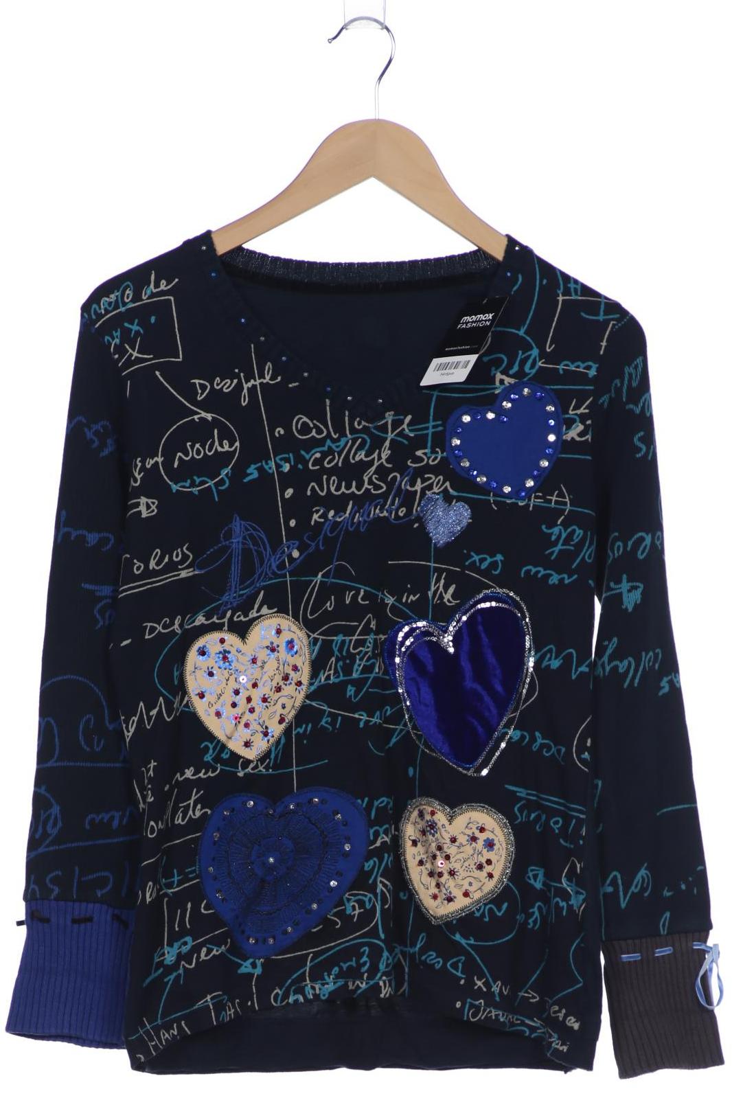 

Desigual Damen Langarmshirt, marineblau, Gr. 44