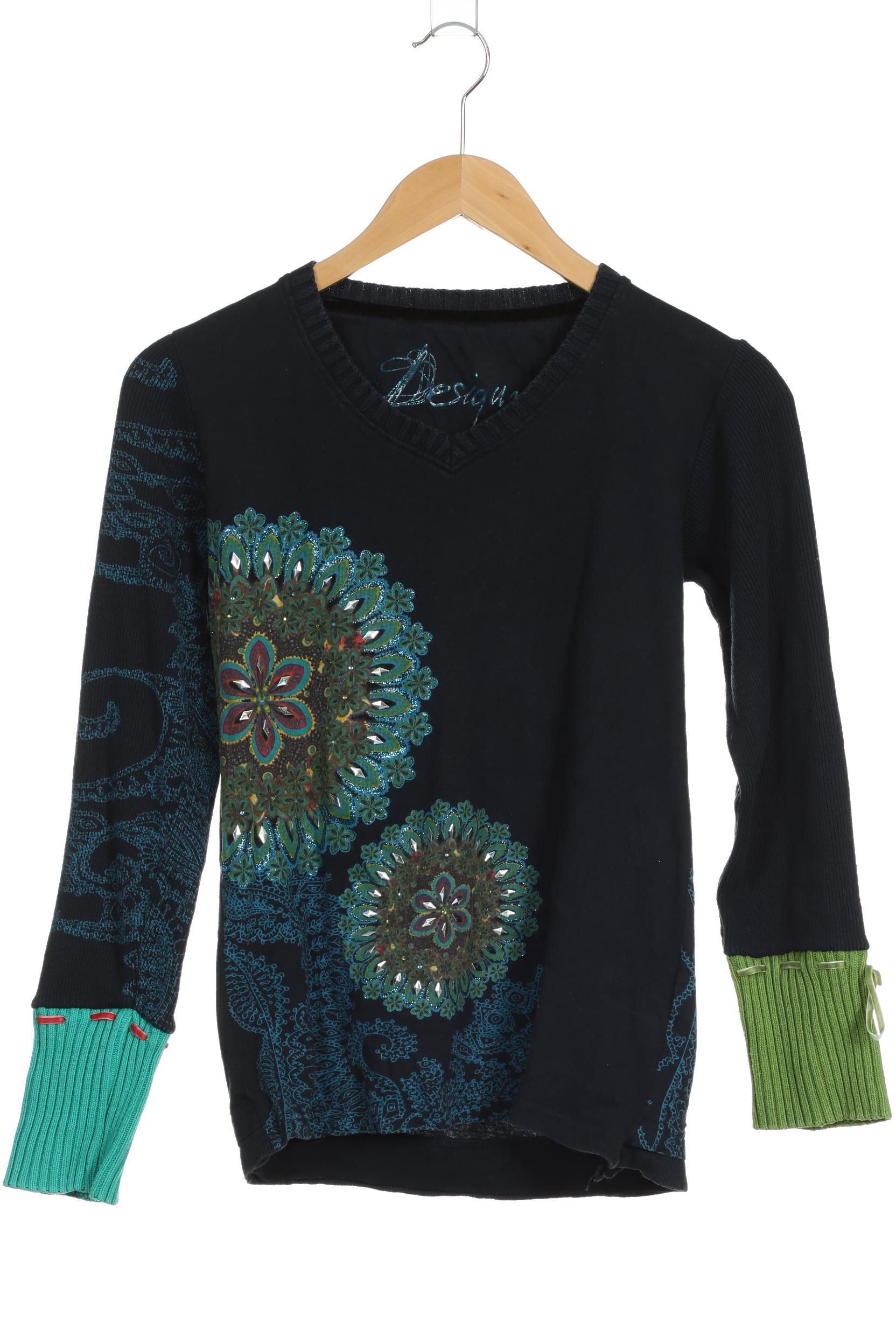 

Desigual Damen Pullover, blau, Gr.